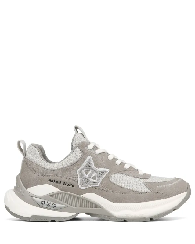 Suri Eel Print Leather Silver | Parallel