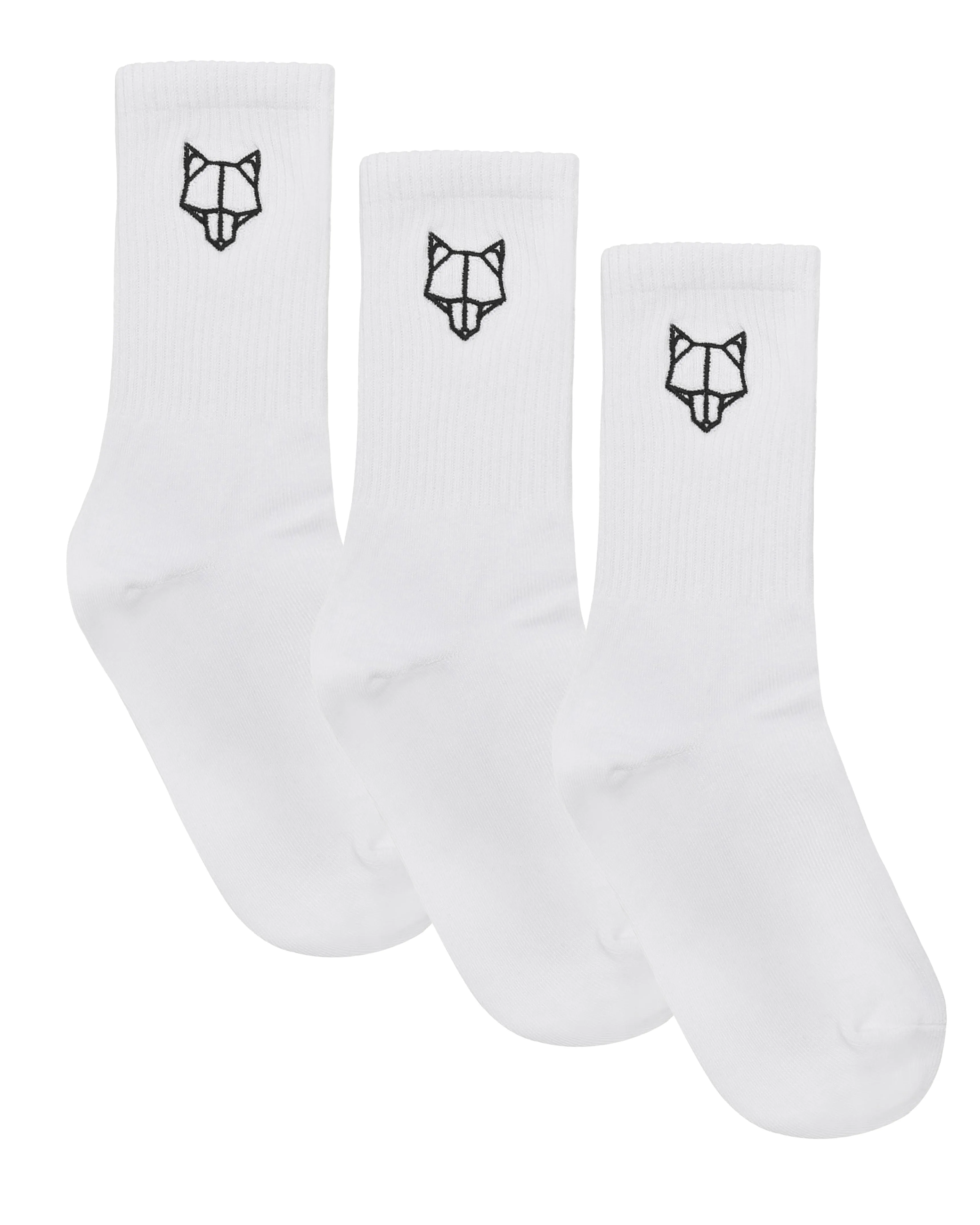 3 Pack Womens Egyptian Cotton Socks White sold by naked wolfe