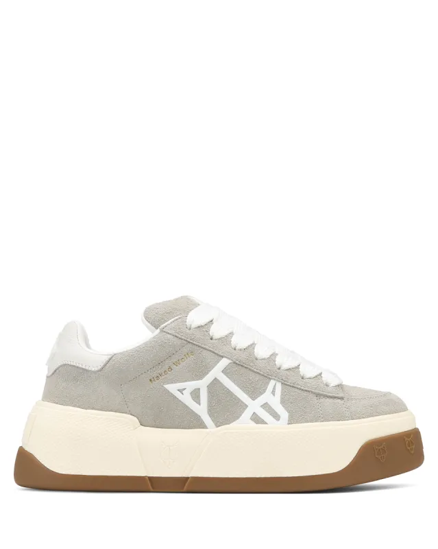 Sound Light Grey Cow Suede sold by naked wolfe