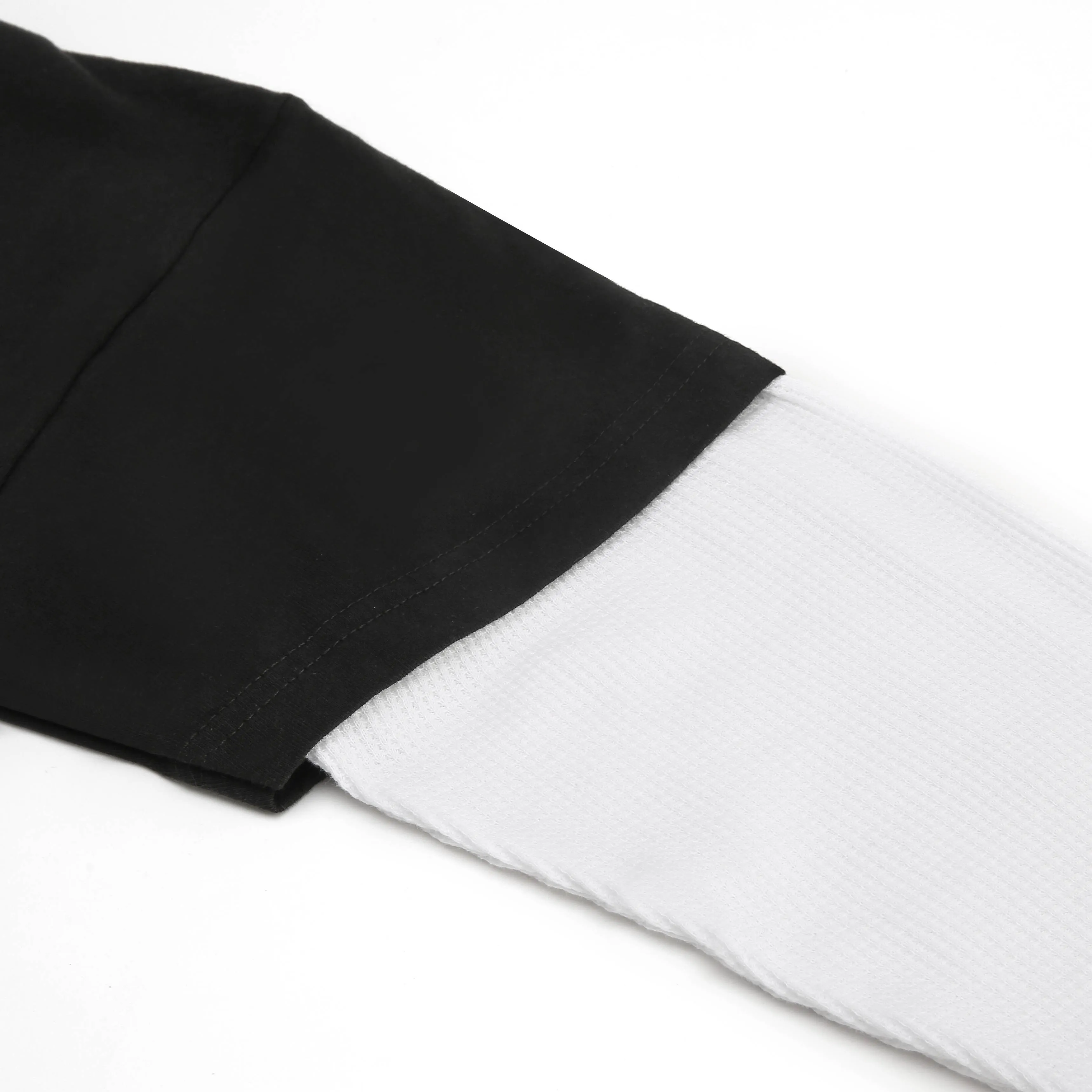 Gothic Underlay Tee Black/White sold by naked wolfe product image thumbnail 4