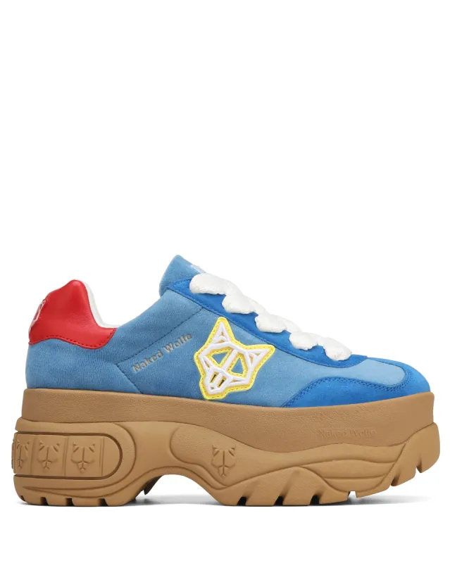 Naked Wolfe エクスポージャー クリンクル レザー ゴールド Naked Wolfe Exposure sneakers for Women - Gold in UAE