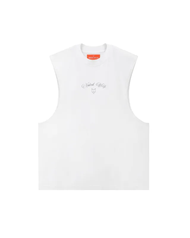 Muscle T-Shirt White sold by naked wolfe