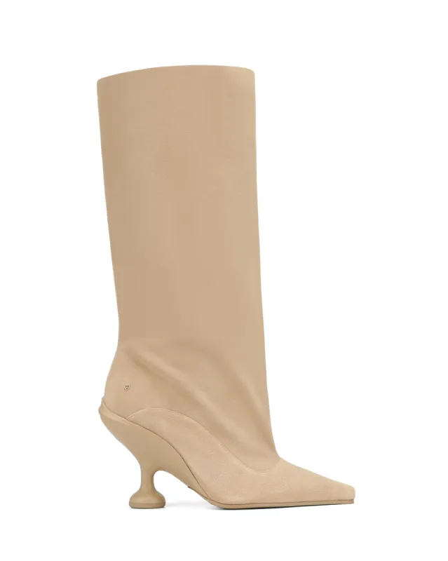 Kiki Cow Suede Sand sold by naked wolfe