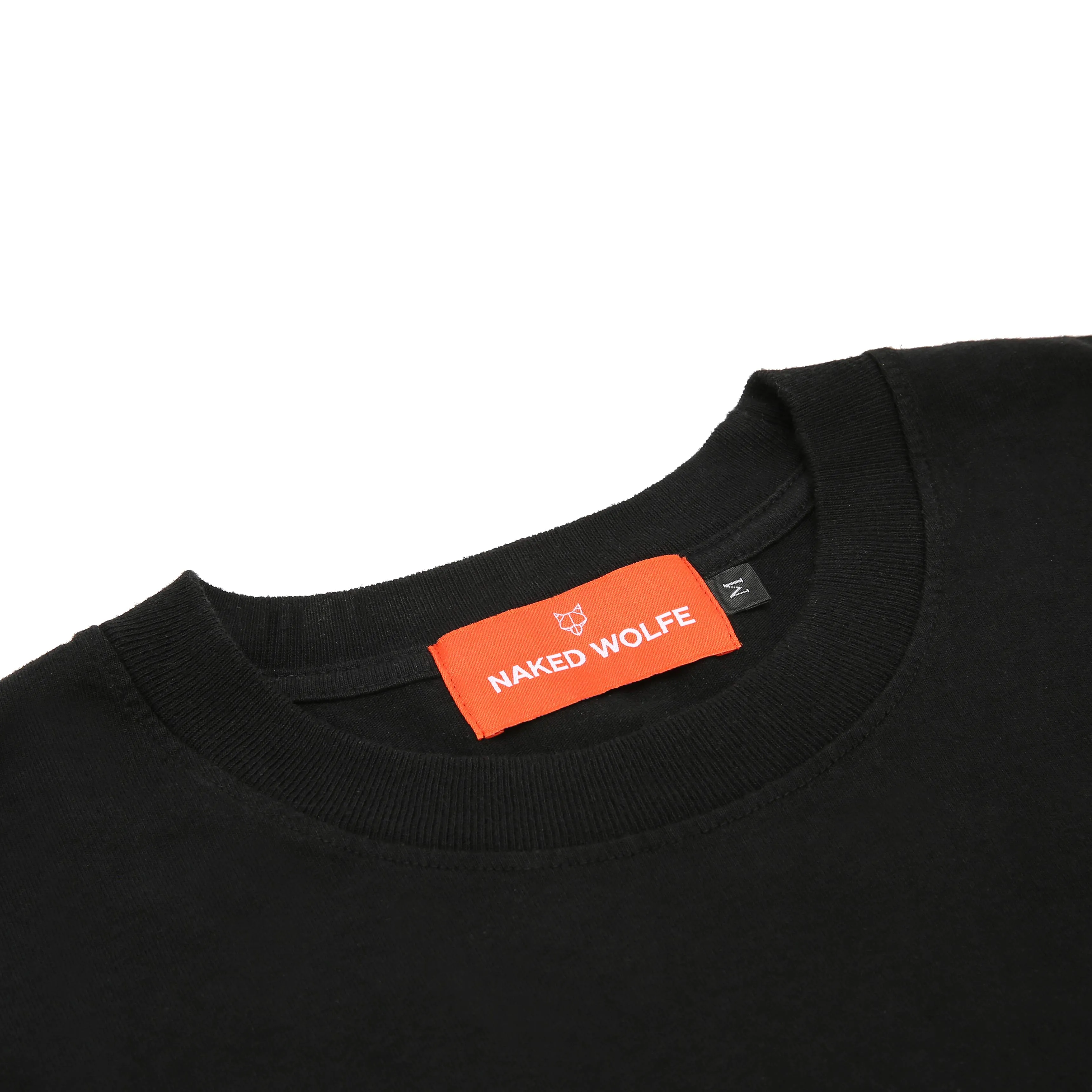 Wolfe T-Shirt Black sold by naked wolfe product image thumbnail 3