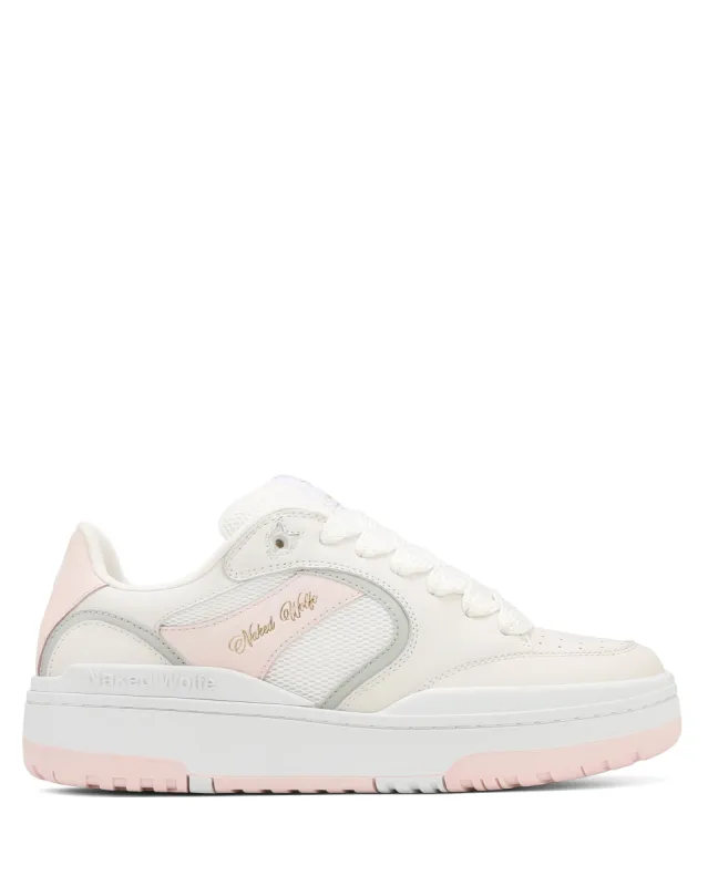 Ambition Cow Leather & Mesh White/Pink sold by naked wolfe