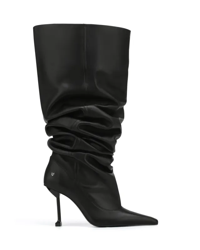 Vern Black Nappa Prince Leather sold by naked wolfe