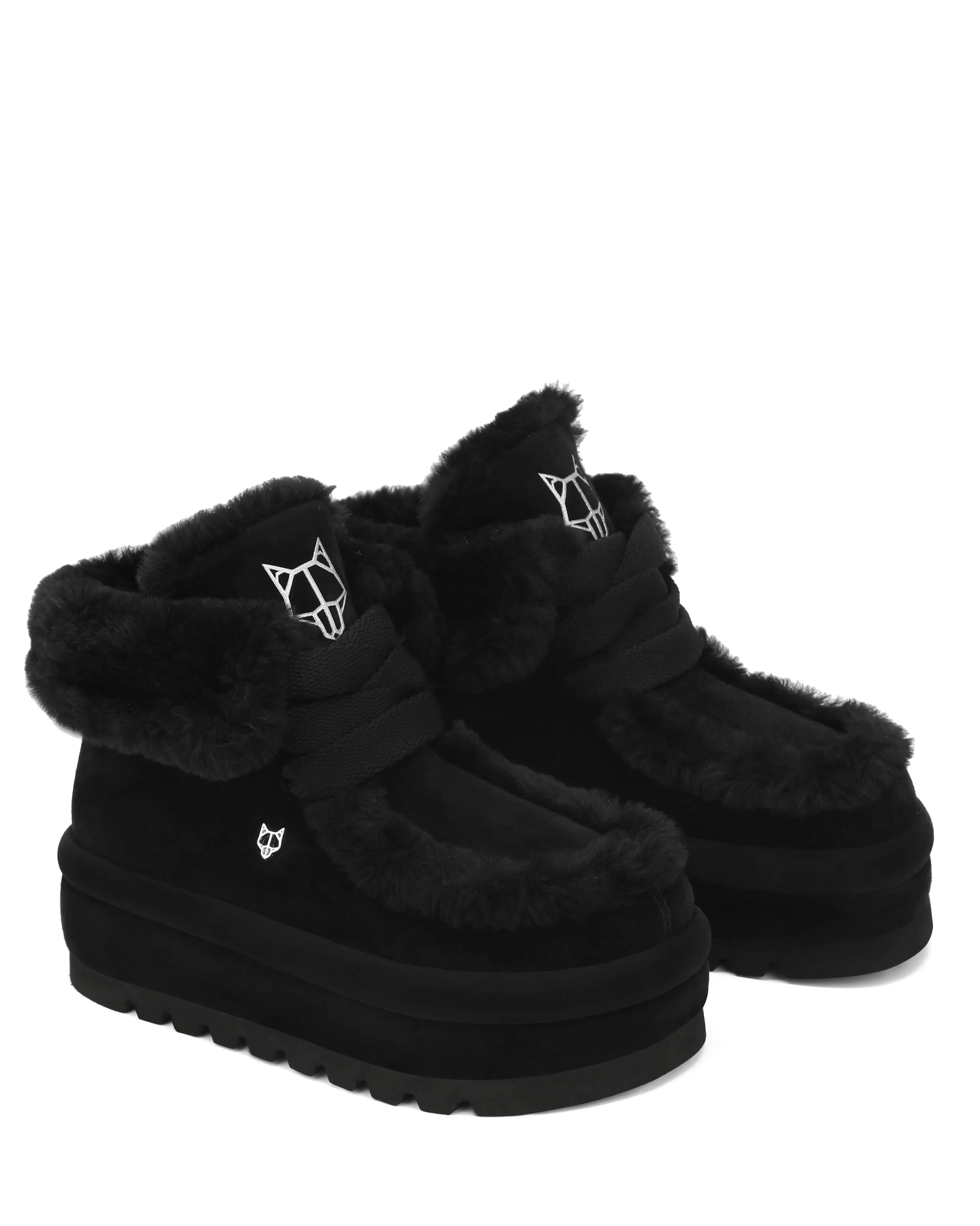 Bambi Black Suede/Shearling sold by naked wolfe product image thumbnail 2