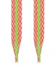 Slider Laces Zig Zag Orange/Green sold by naked wolfe