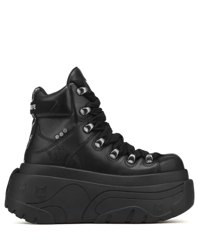 Radiant Black Leather sold by naked wolfe