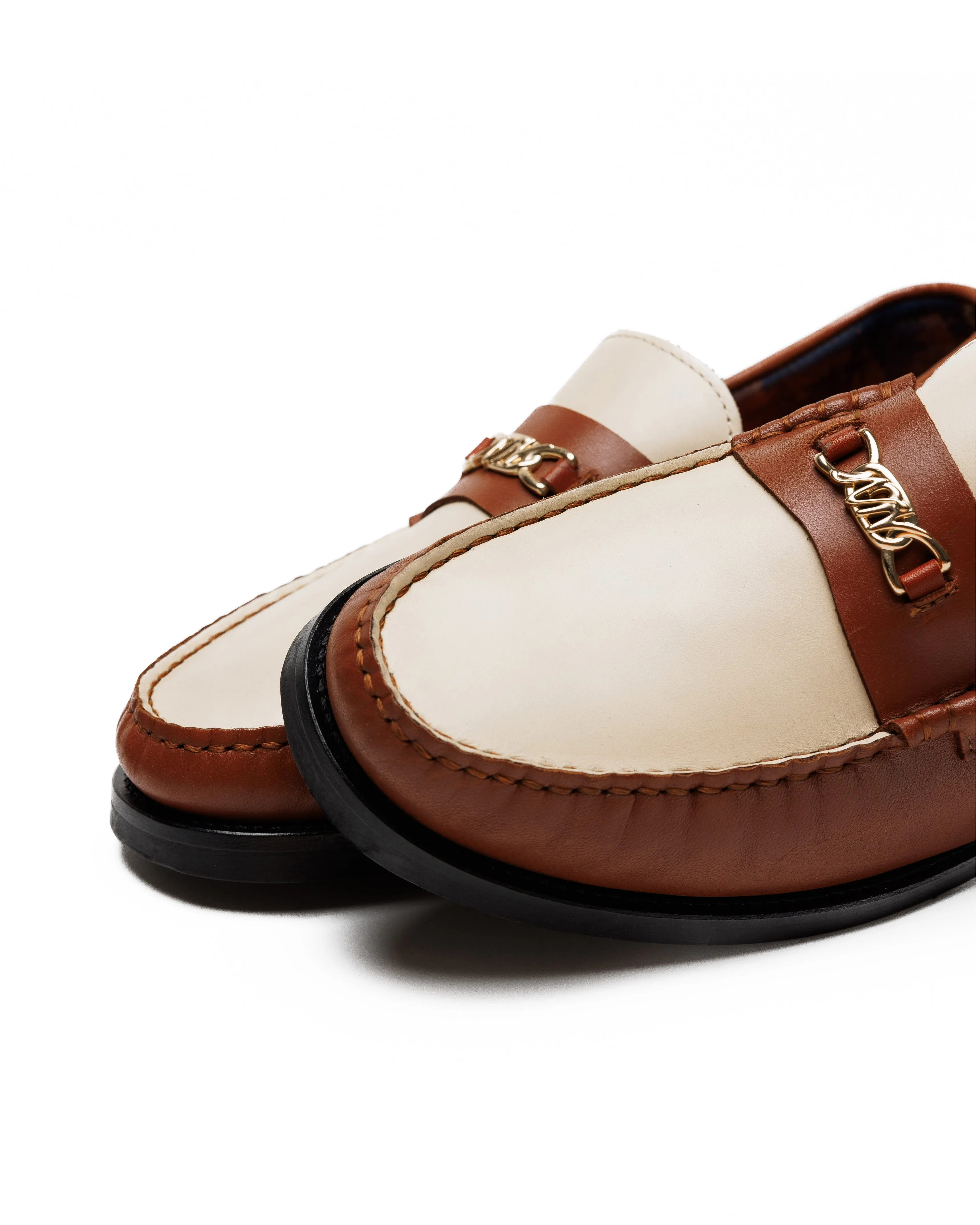 Roma Chestnut/Cream Leather sold by naked wolfe product image thumbnail 4