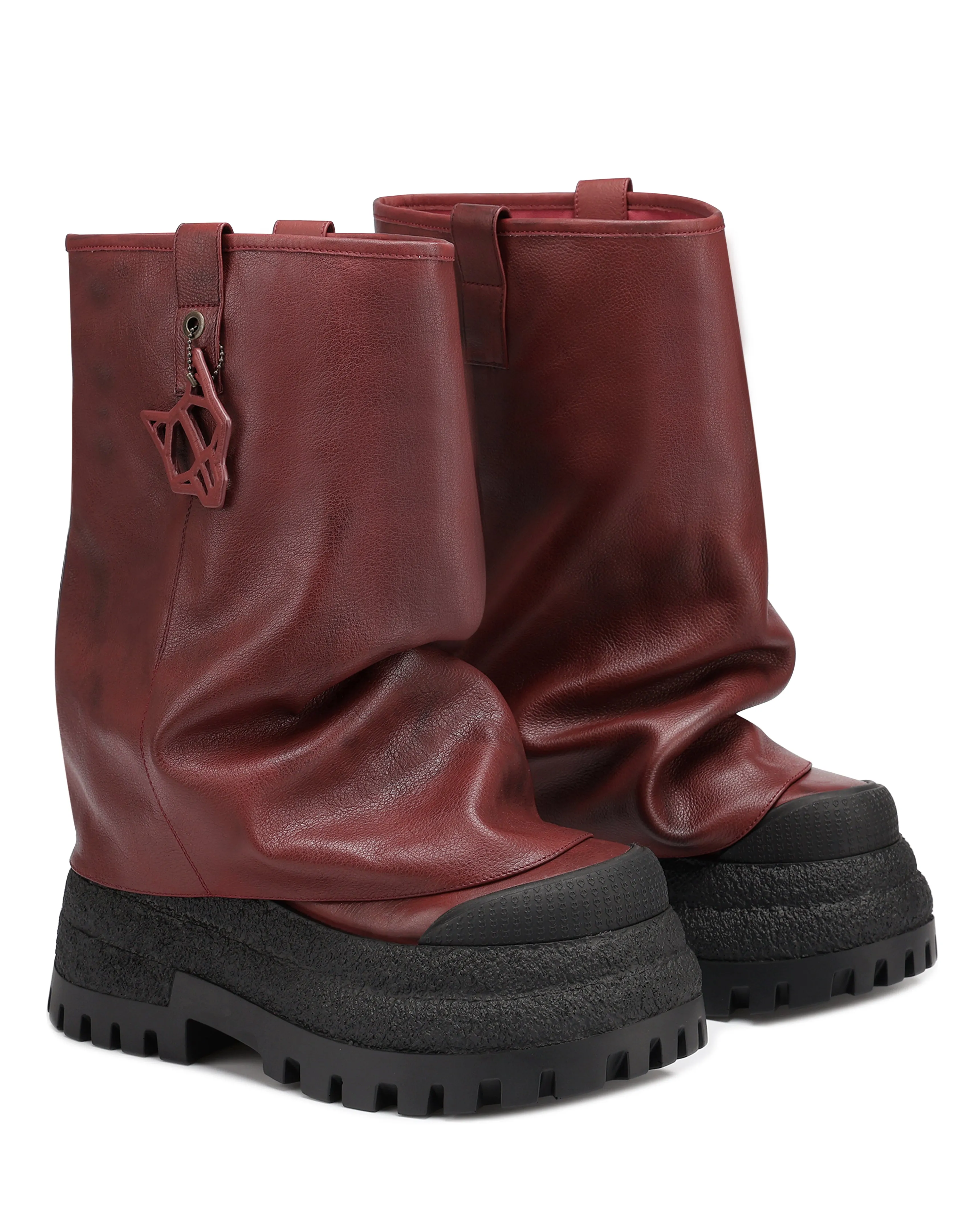 Disturb Red Leather sold by naked wolfe product image thumbnail 2