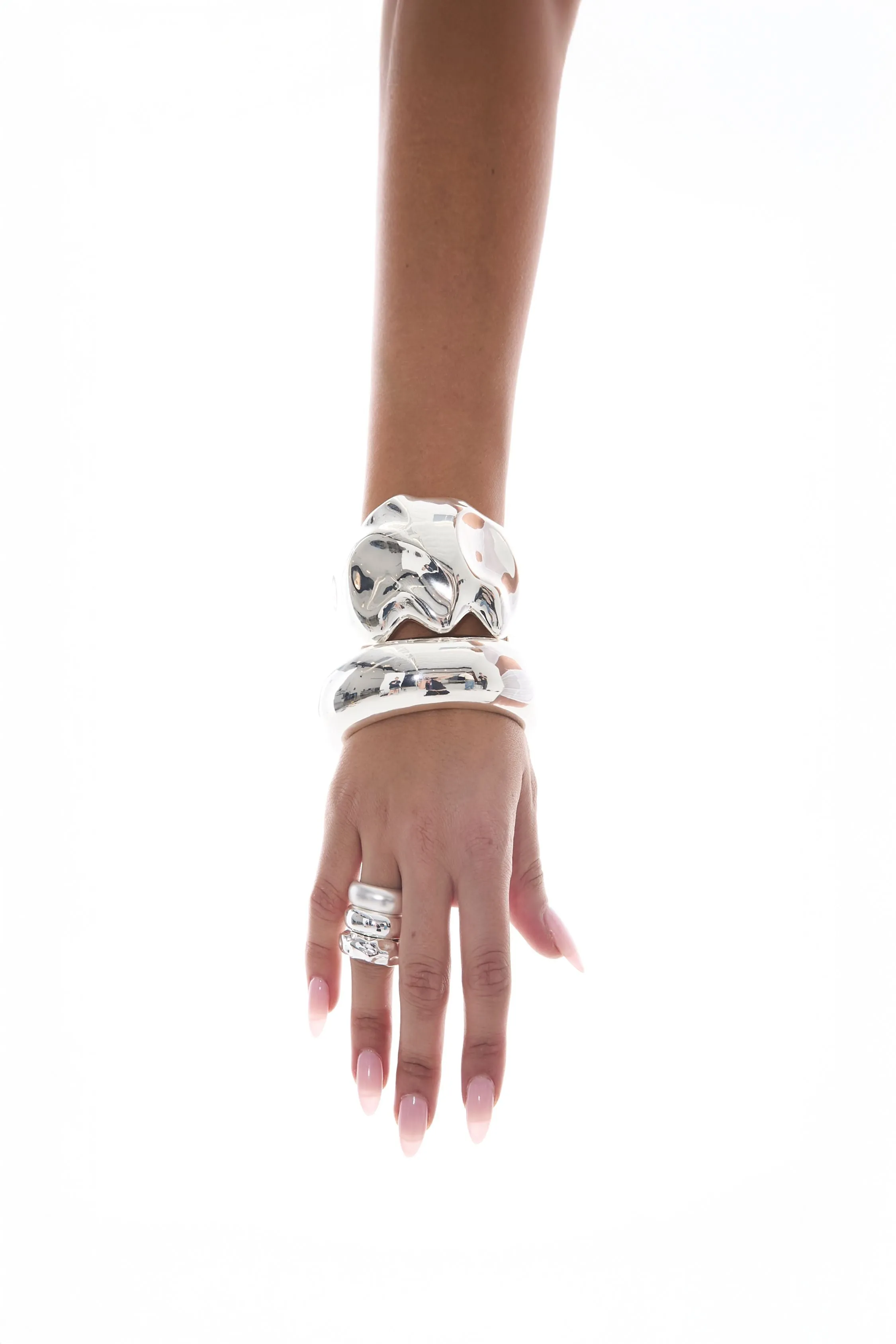 Xena Cuff Silver sold by naked wolfe product image thumbnail 2