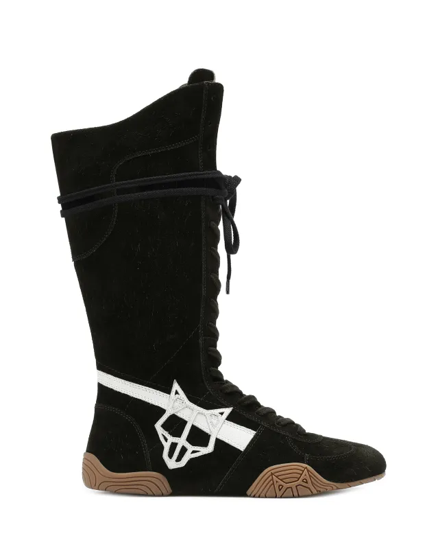 Betsy Black Suede sold by naked wolfe