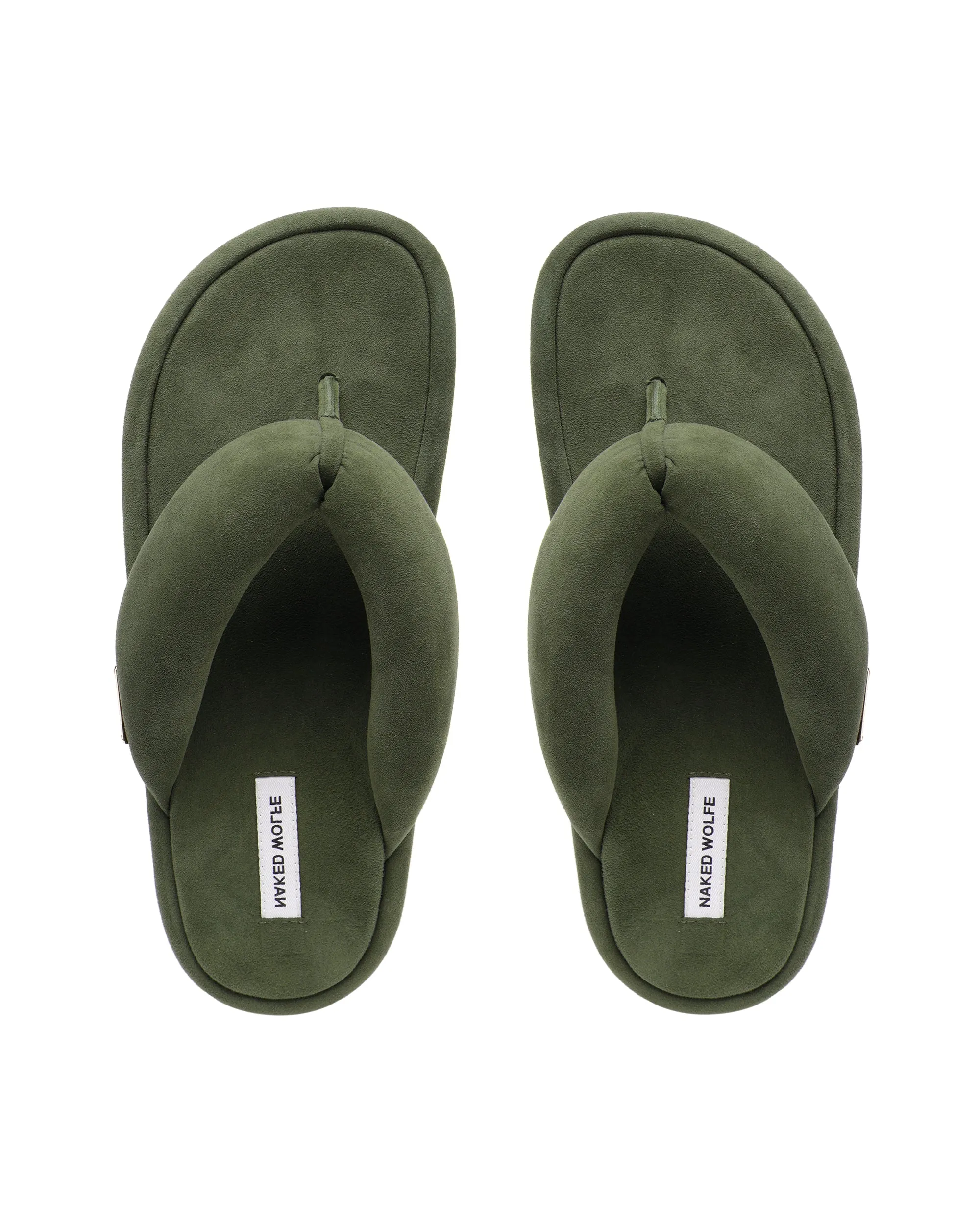 Hilary Olive Suede sold by naked wolfe product image thumbnail 4