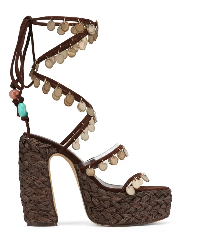 Fantastic Brown Raffia sold by naked wolfe