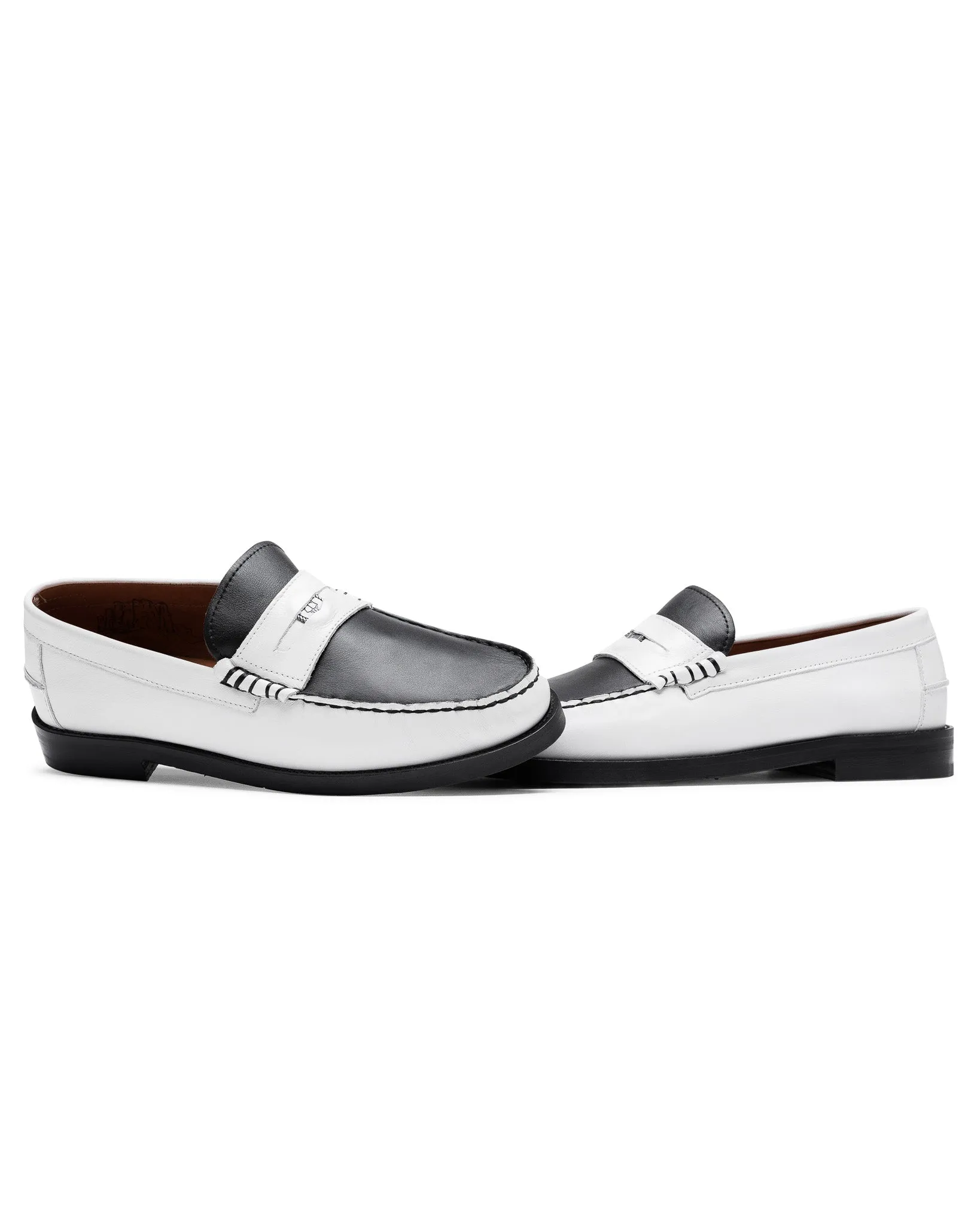 Riviera White/Black Leather sold by naked wolfe product image thumbnail 4