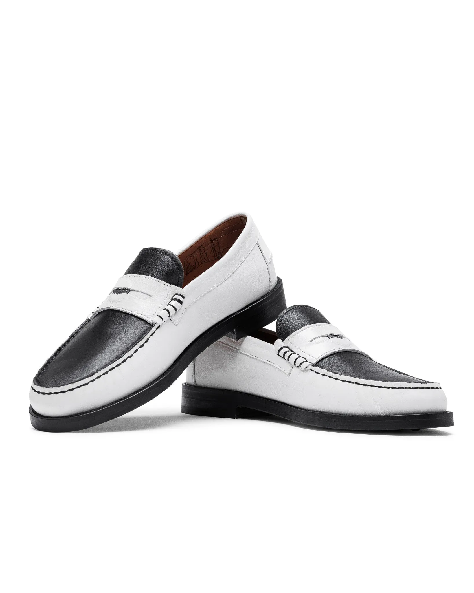 Riviera White/Black Leather sold by naked wolfe product image thumbnail 2