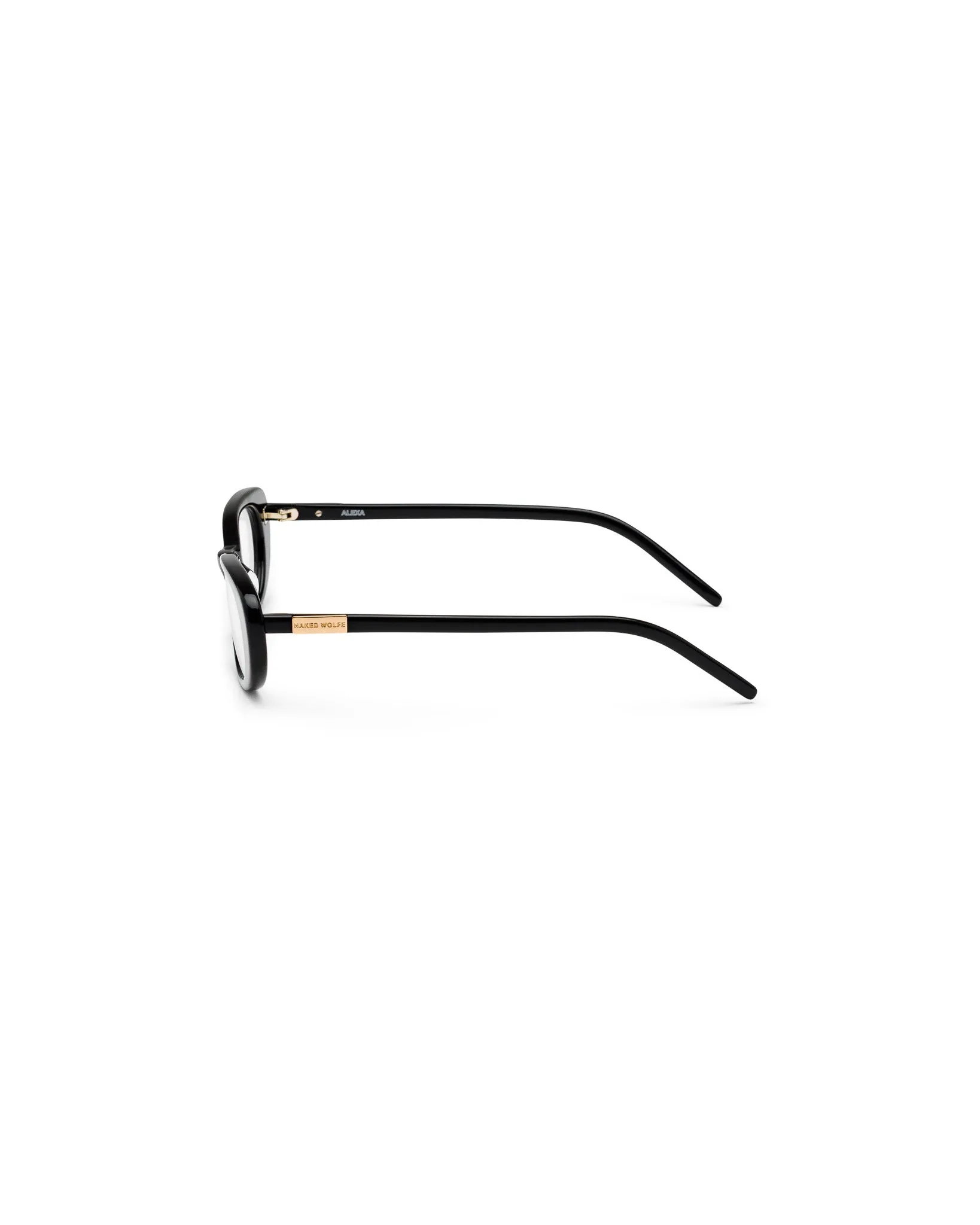 Alexa Black/Clear Sunglasses sold by naked wolfe product image thumbnail 3