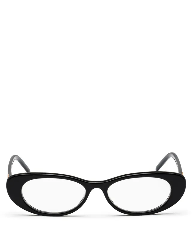 Alexa Black/Clear Sunglasses sold by naked wolfe