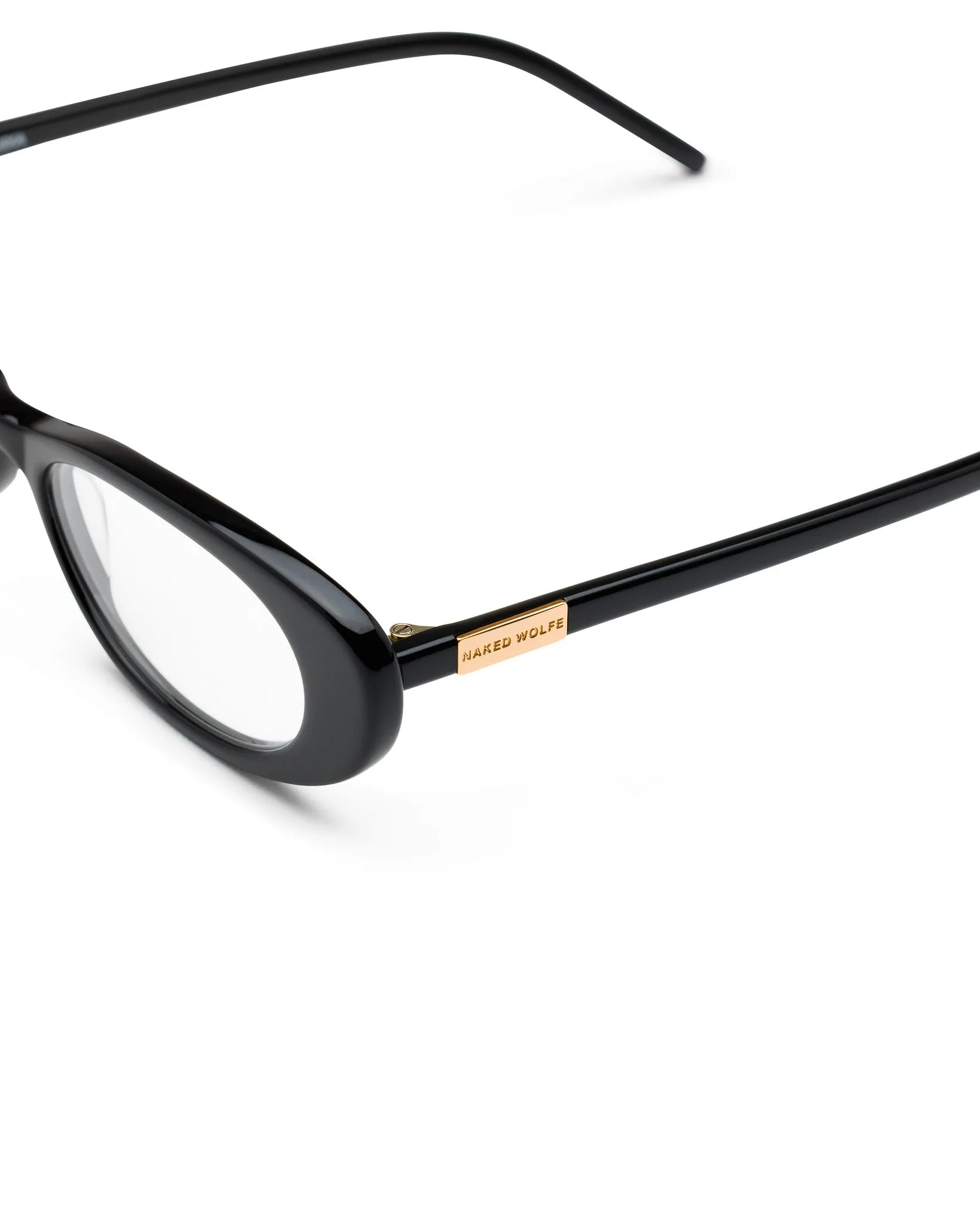 Alexa Black/Clear Sunglasses sold by naked wolfe product image thumbnail 5