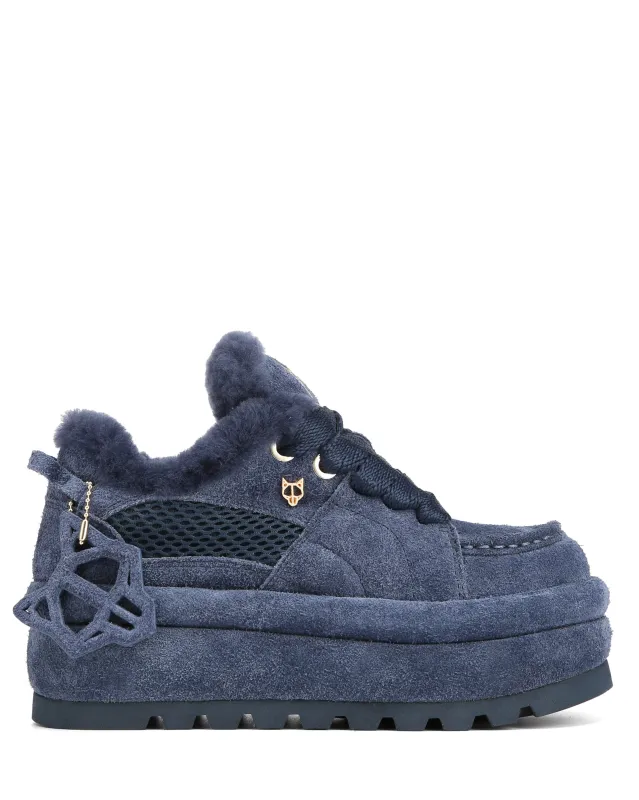 Beau Navy Suede sold by naked wolfe