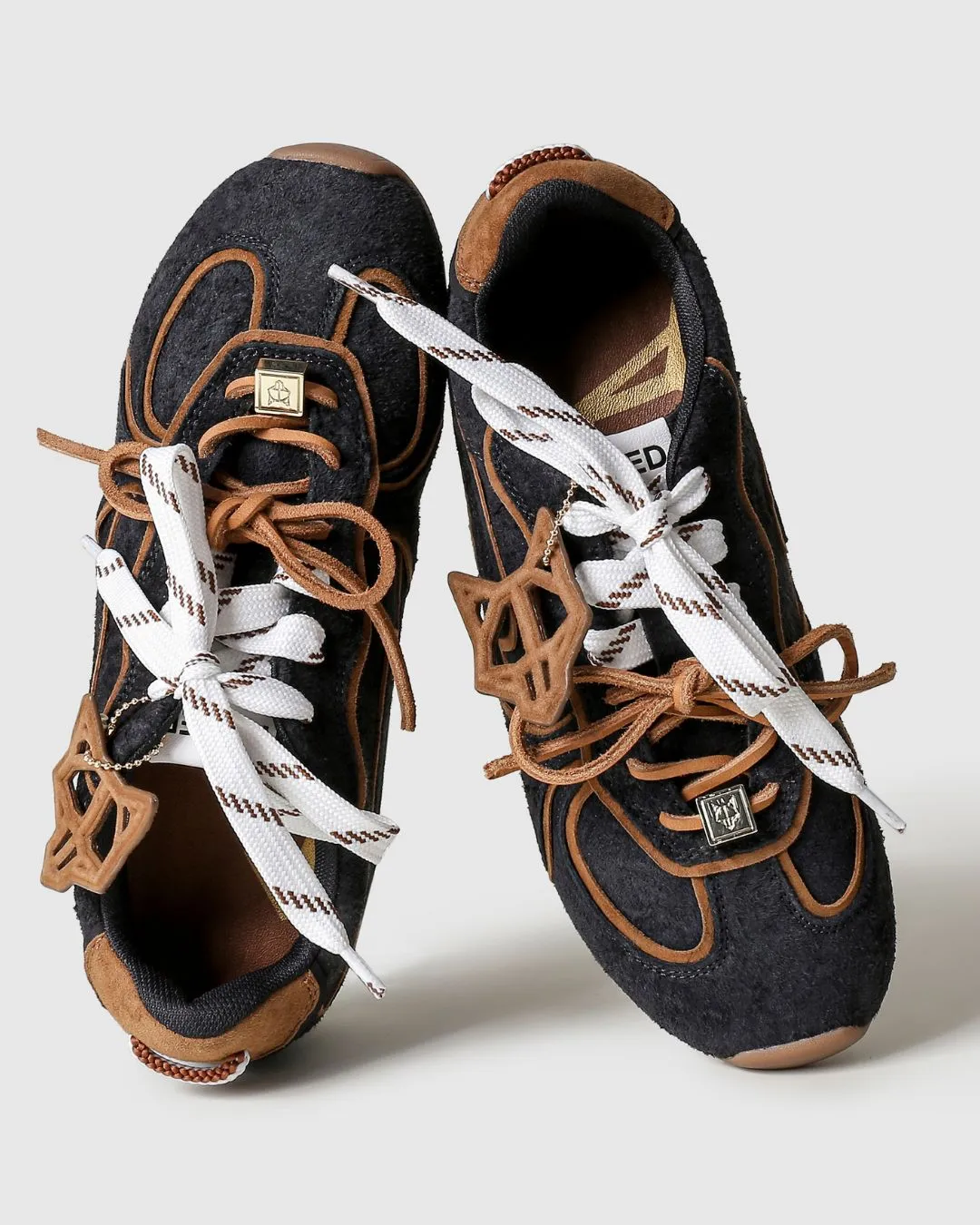 Adored Navy Tie Dye Suede sold by naked wolfe product image thumbnail 5