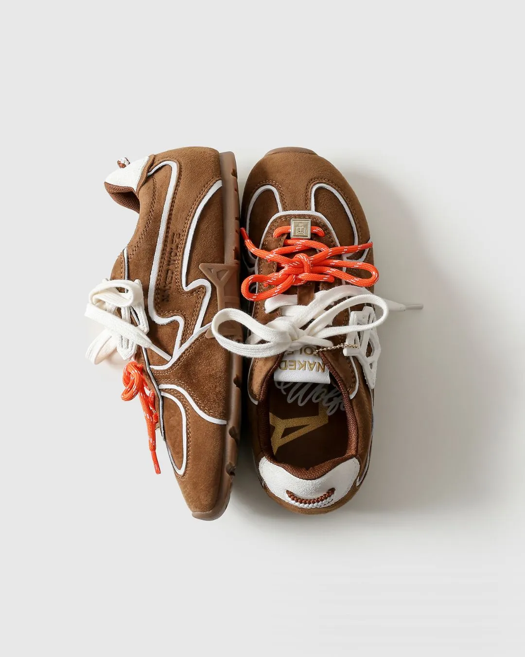 Adored Tan/White Suede sold by naked wolfe product image thumbnail 5