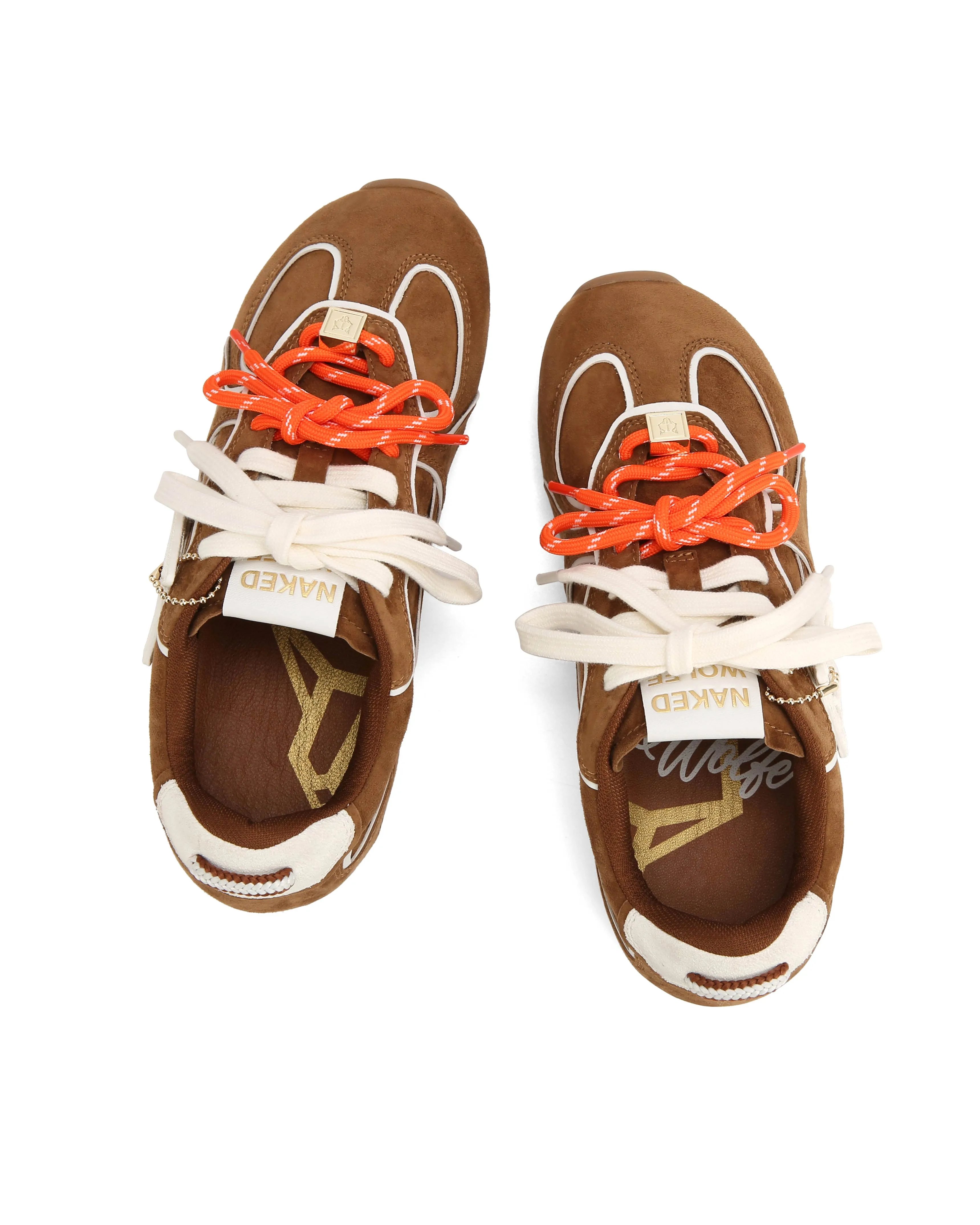 Adored Tan/White Suede sold by naked wolfe product image thumbnail 4