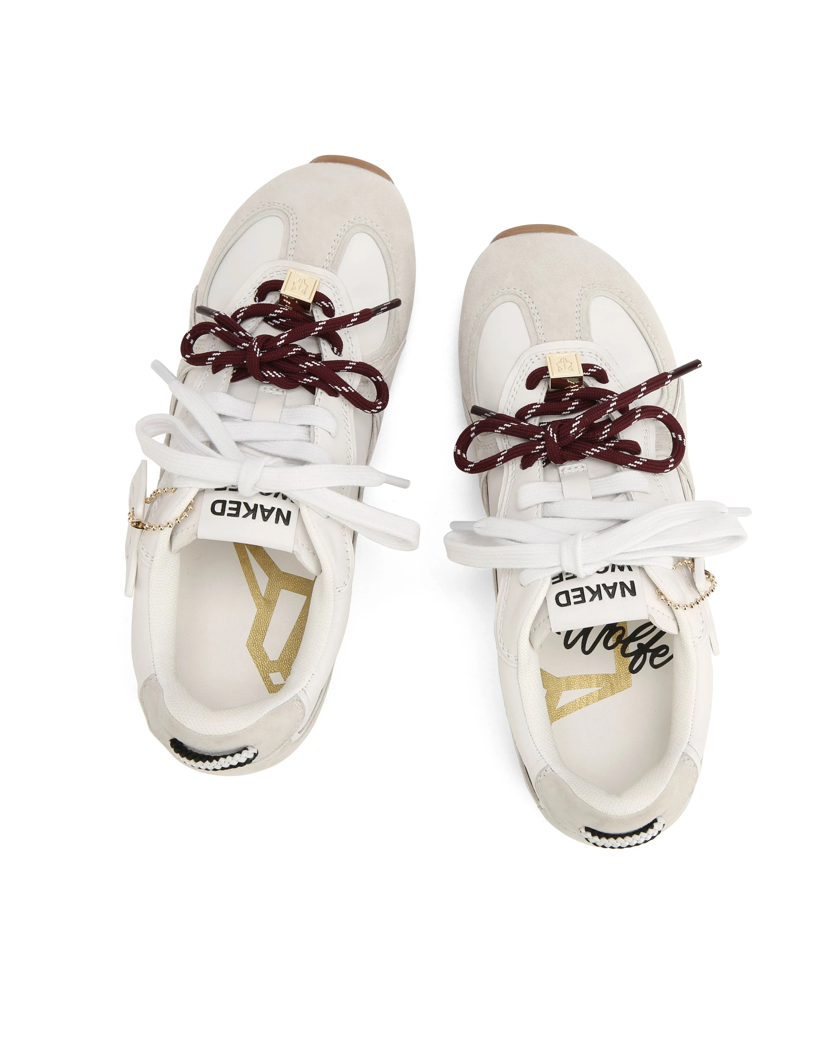 Adored White Suede/Leather sold by naked wolfe product image thumbnail 4