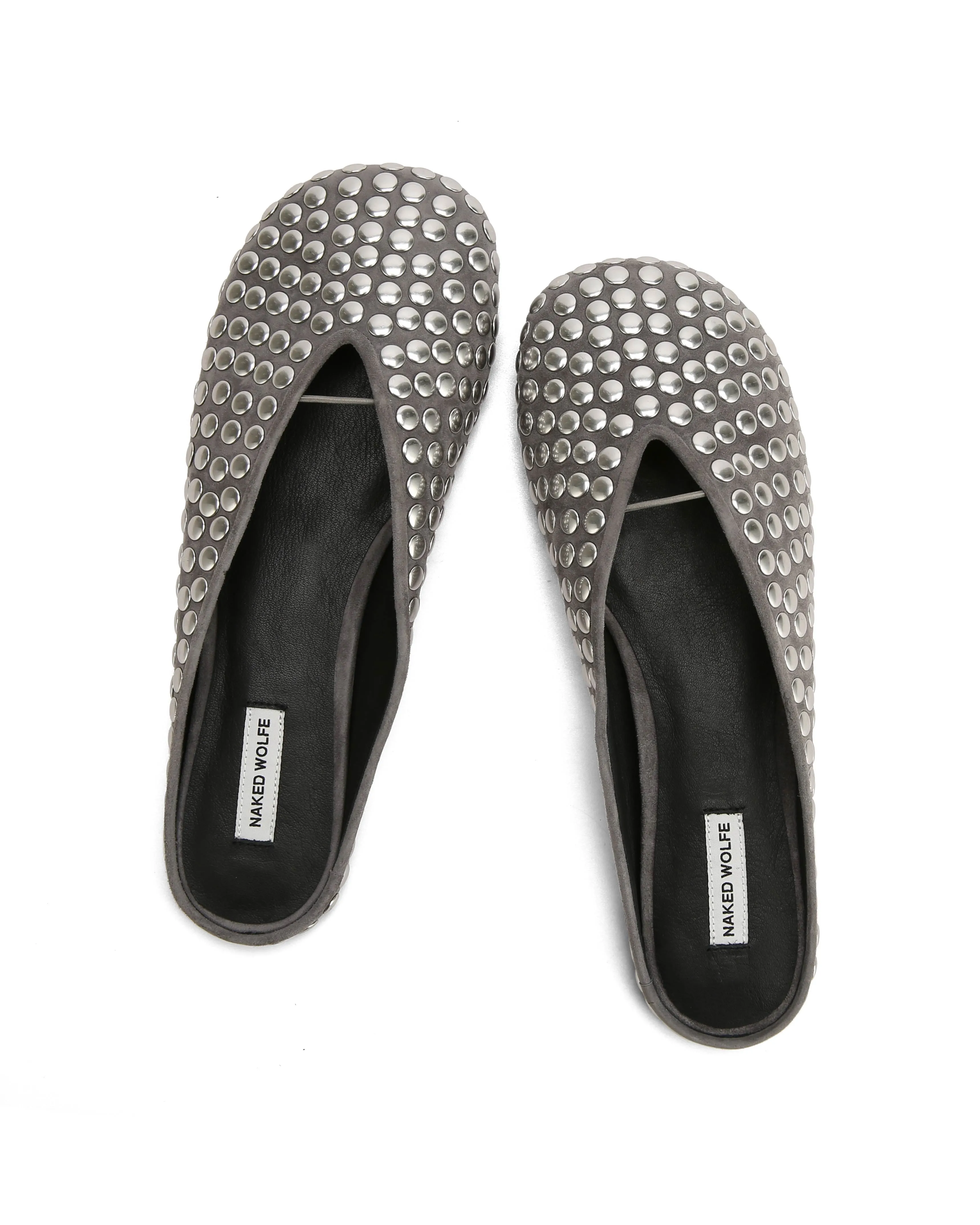 Pippa Grey Studded Suede sold by naked wolfe product image thumbnail 4