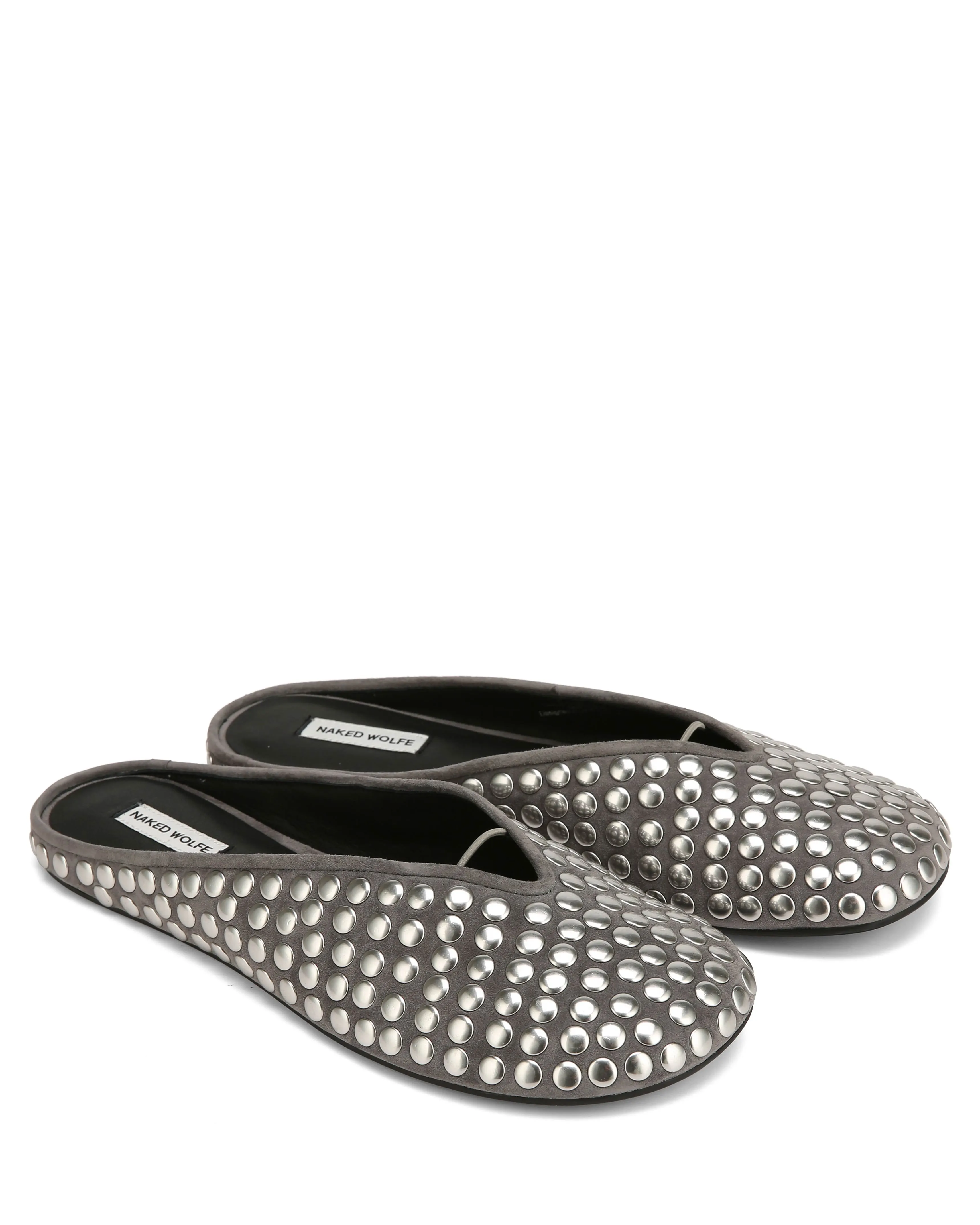 Pippa Grey Studded Suede sold by naked wolfe product image thumbnail 2