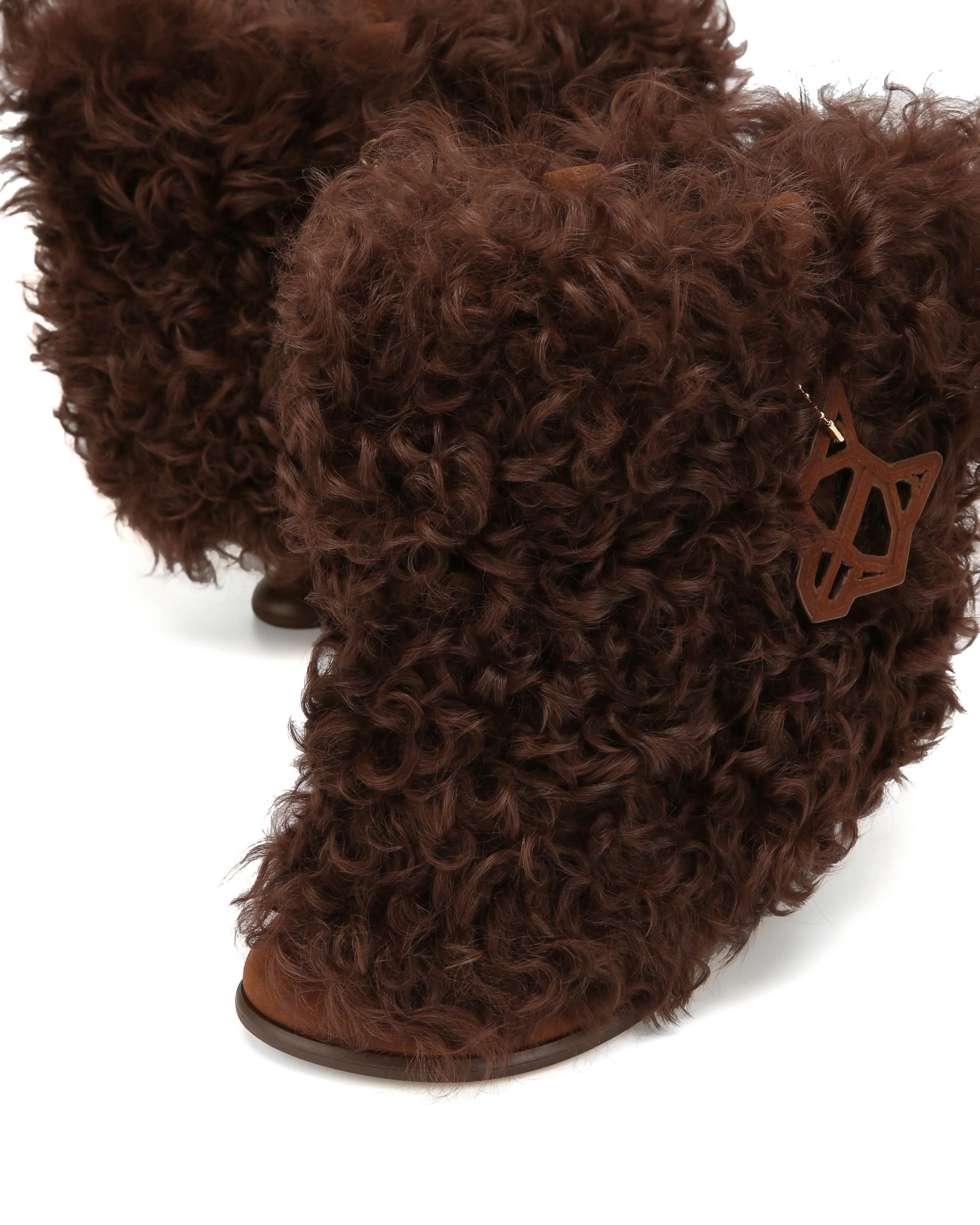 Bam Brown Shearling sold by naked wolfe product image thumbnail 4