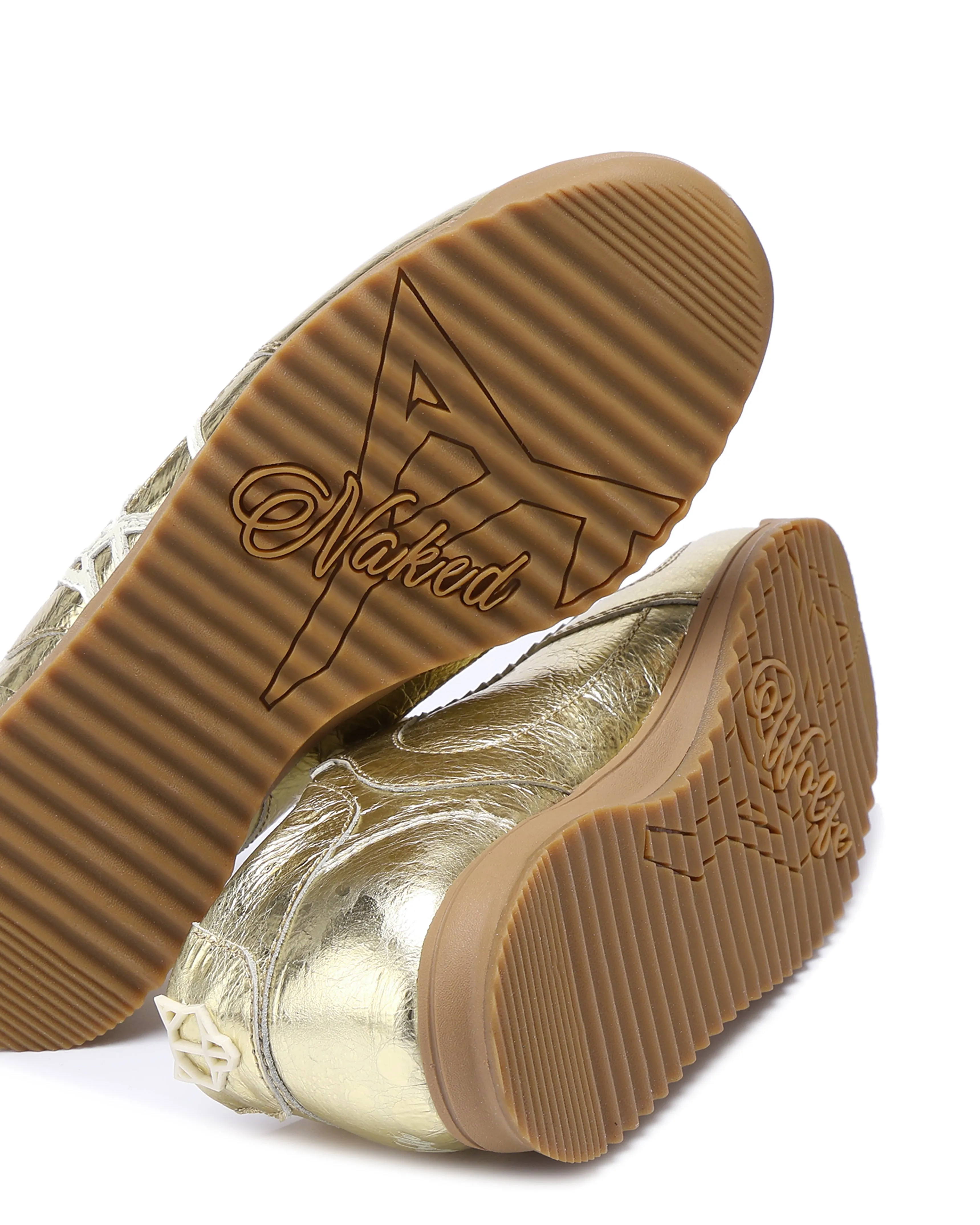 Exposuree Crinkle Leather Gold sold by naked wolfe product image thumbnail 3