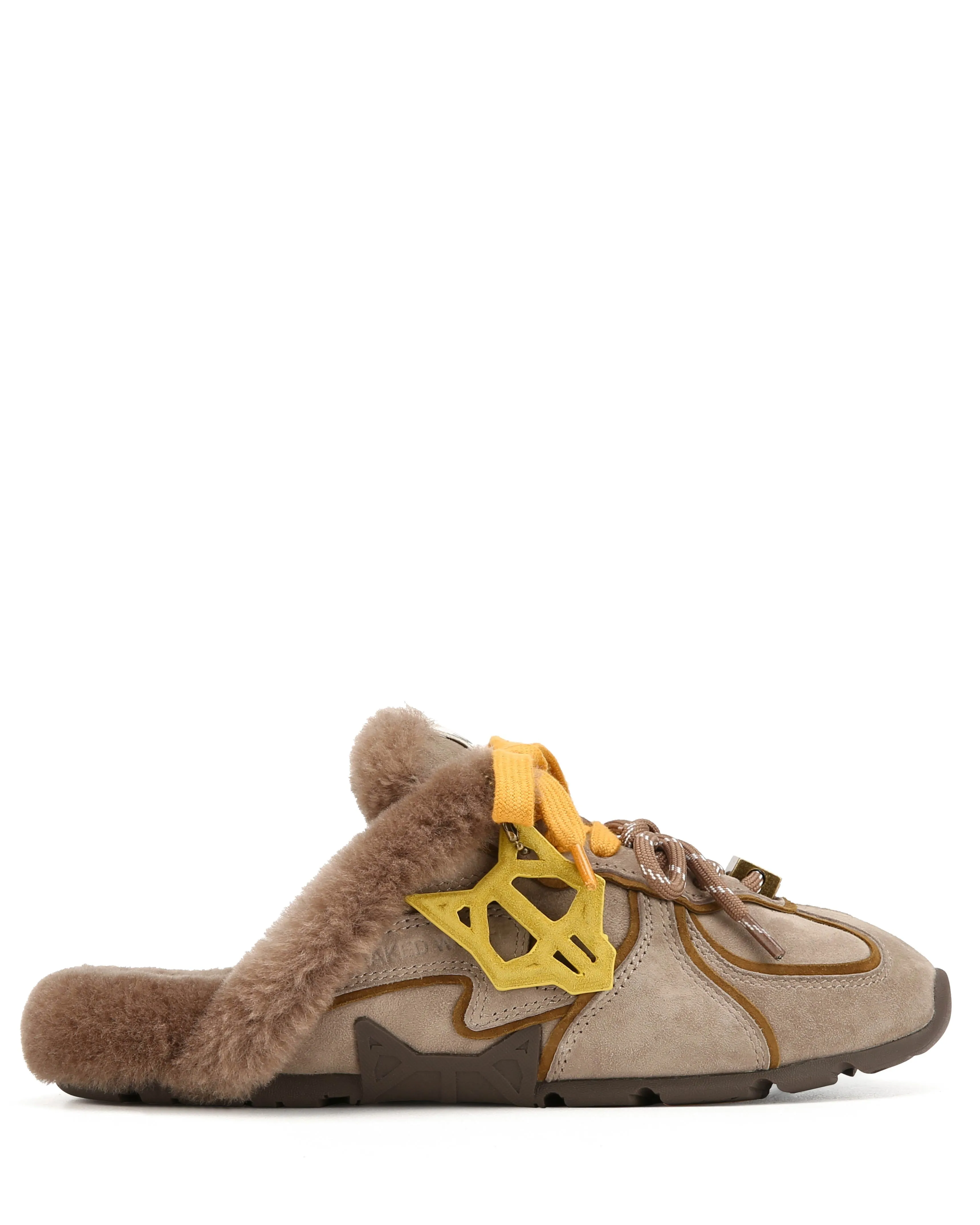 Adorn Taupe Suede sold by naked wolfe