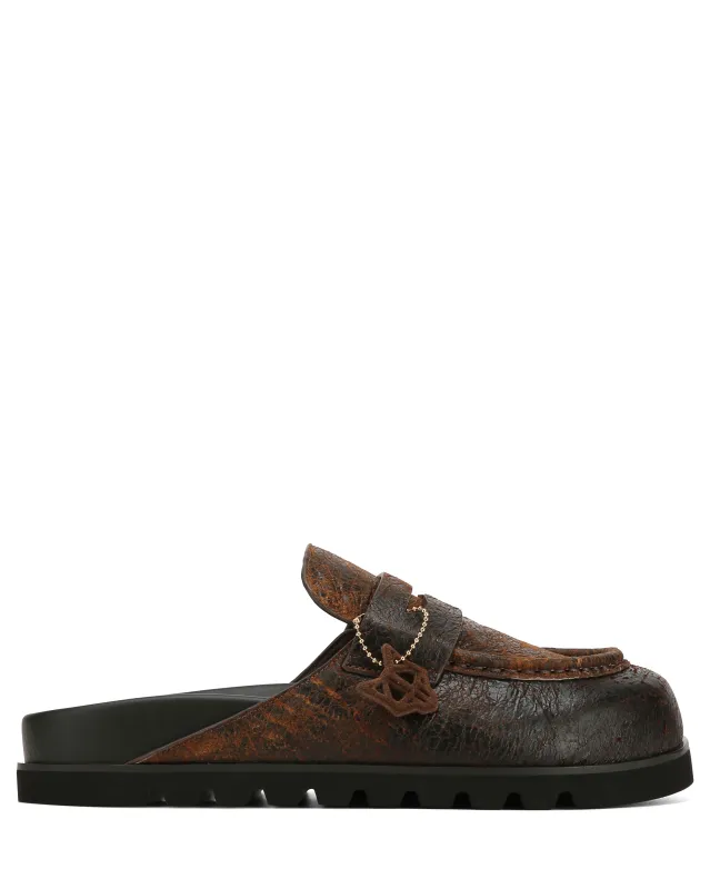 Cord Brown Distress Leather made by naked wolfe