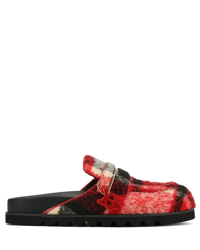 Cord Red Tartan sold by naked wolfe