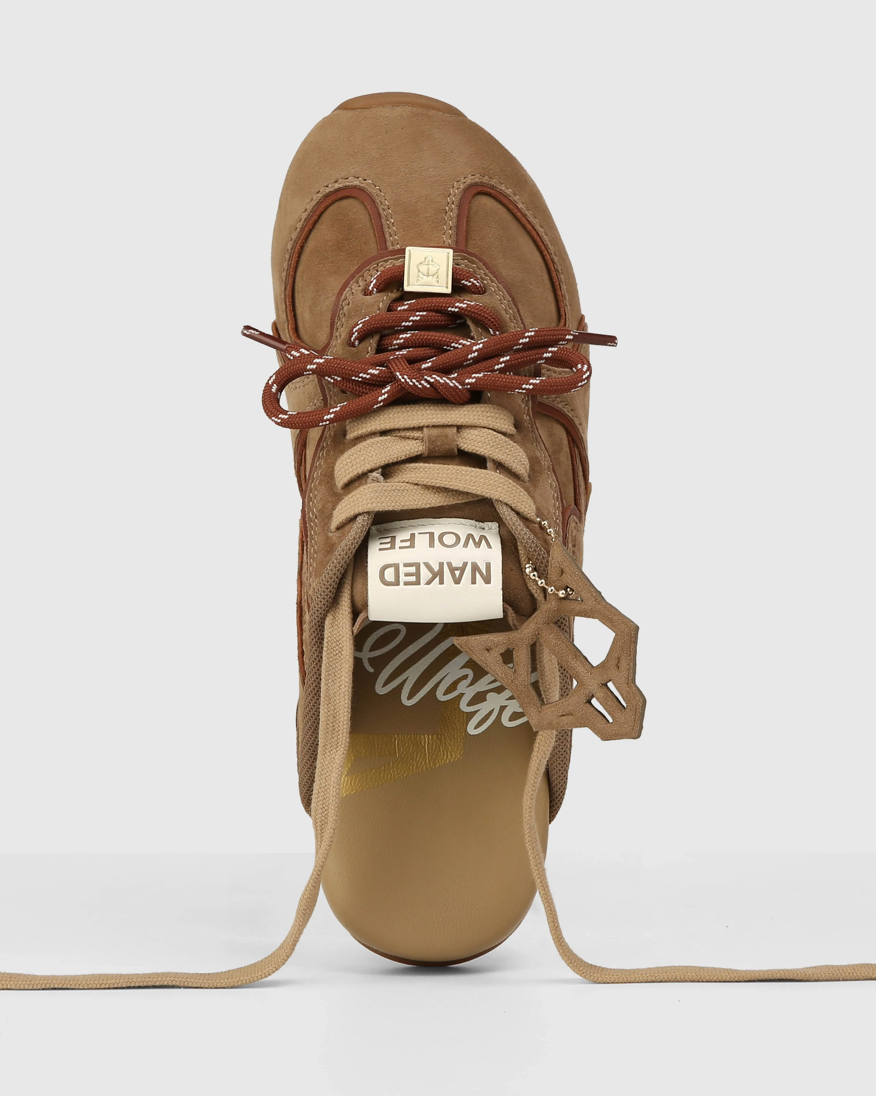 Admire Khaki Suede sold by naked wolfe product image thumbnail 2