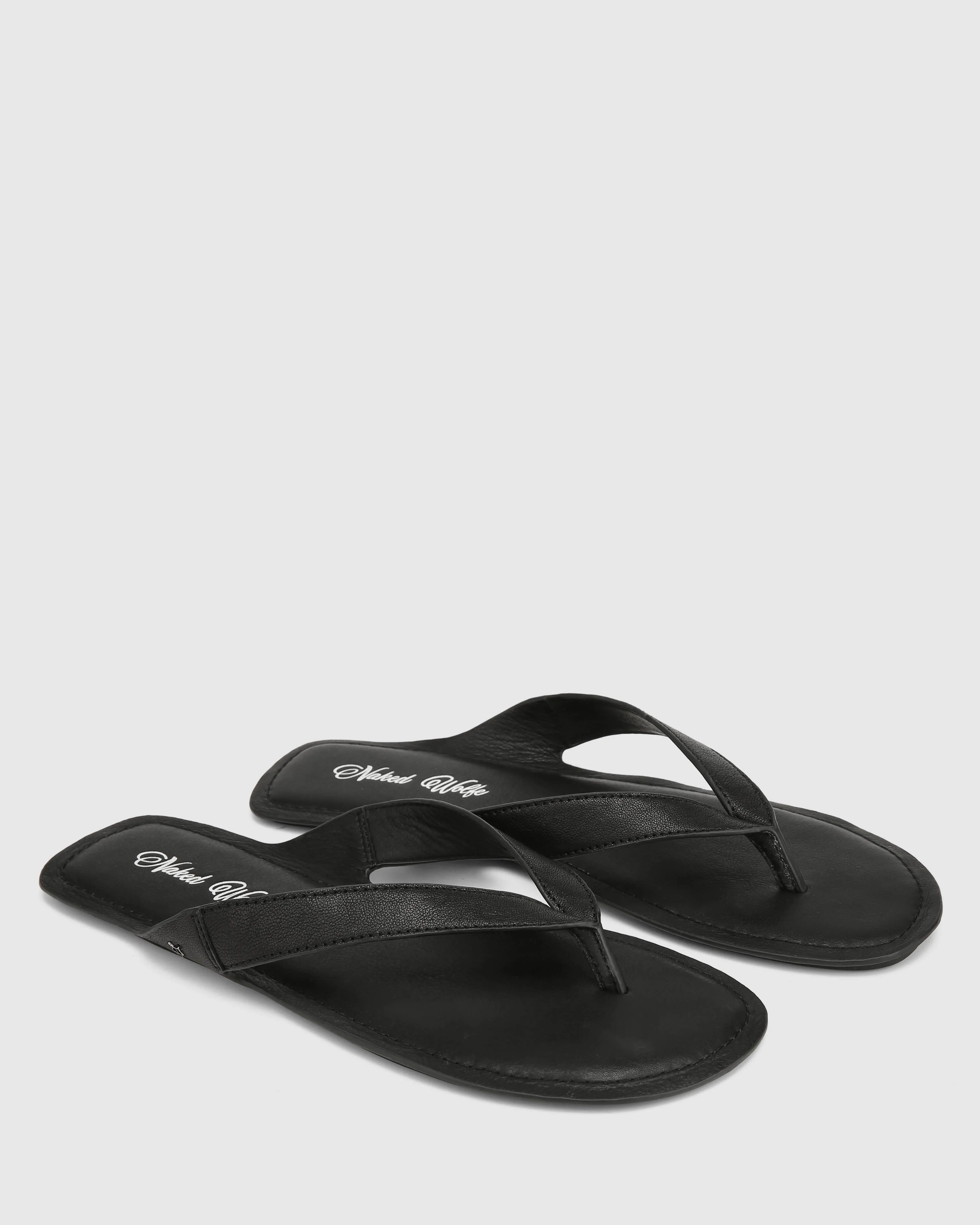 The Rambo Sandal Black Leather sold by naked wolfe product image thumbnail 2
