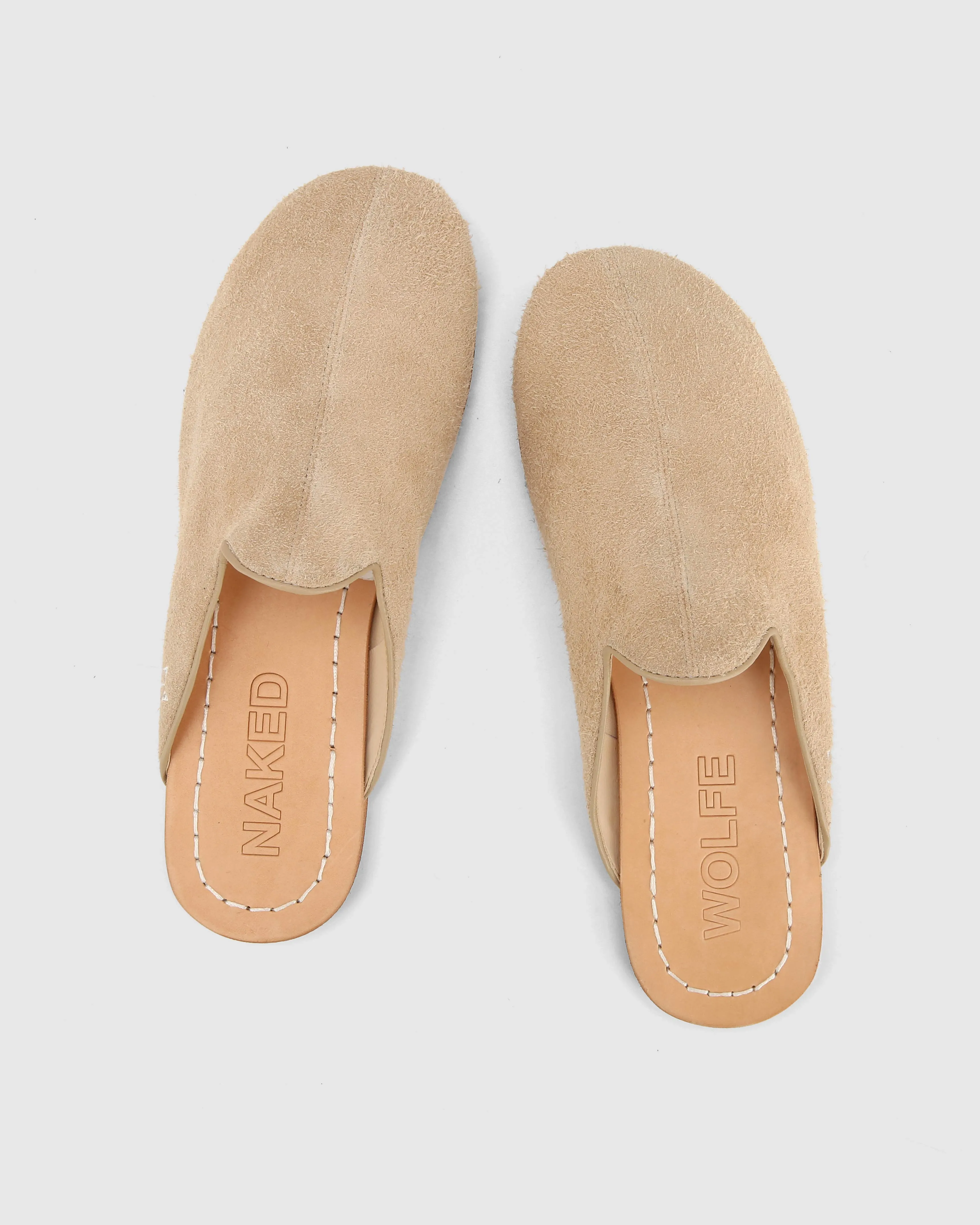 The Jet Mule Stone Suede sold by naked wolfe product image thumbnail 4