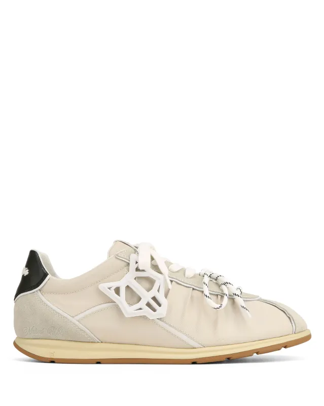 The Ballet Sneaker Off White Nylon sold by naked wolfe