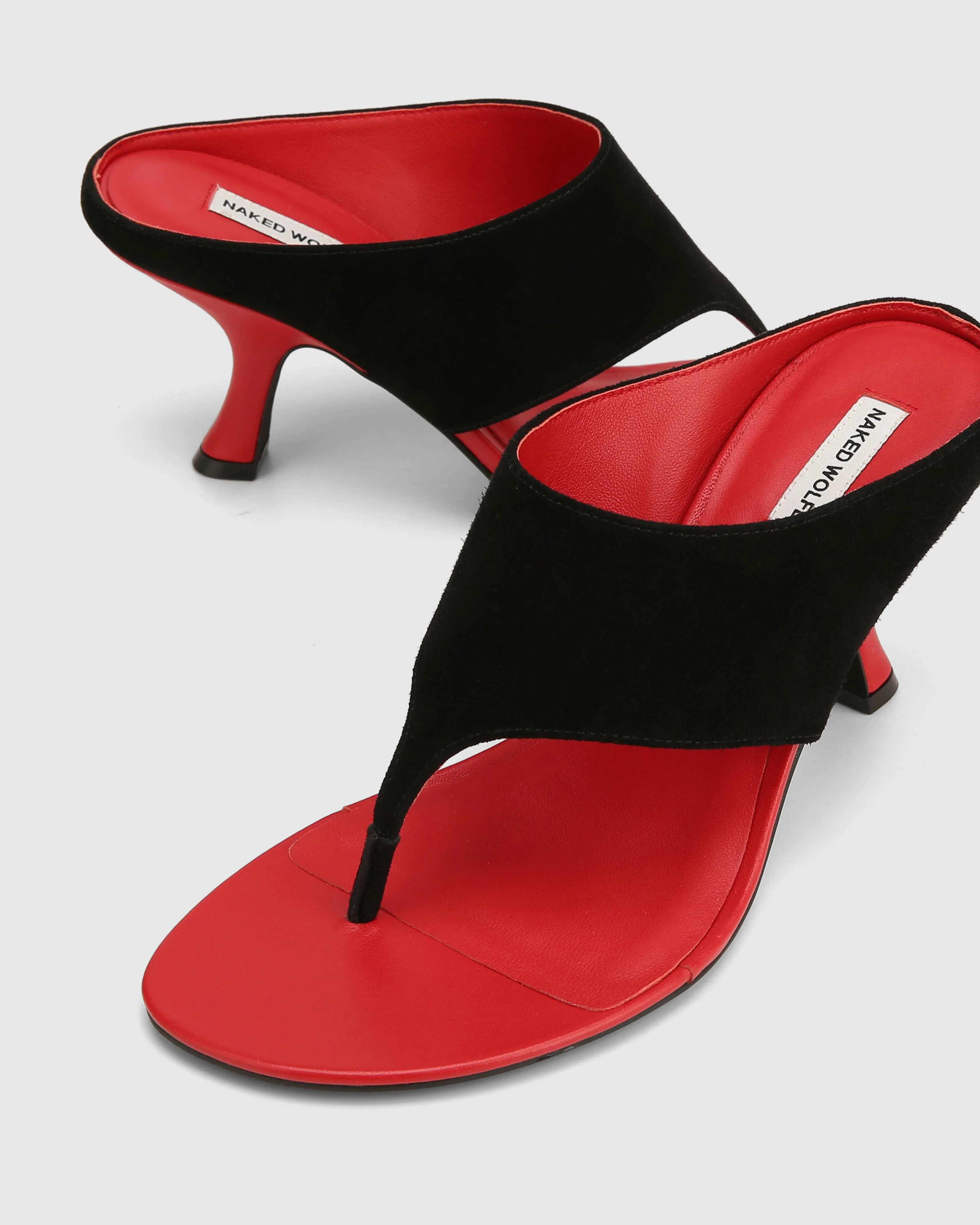 Mercer Black/Red Suede sold by naked wolfe product image thumbnail 4
