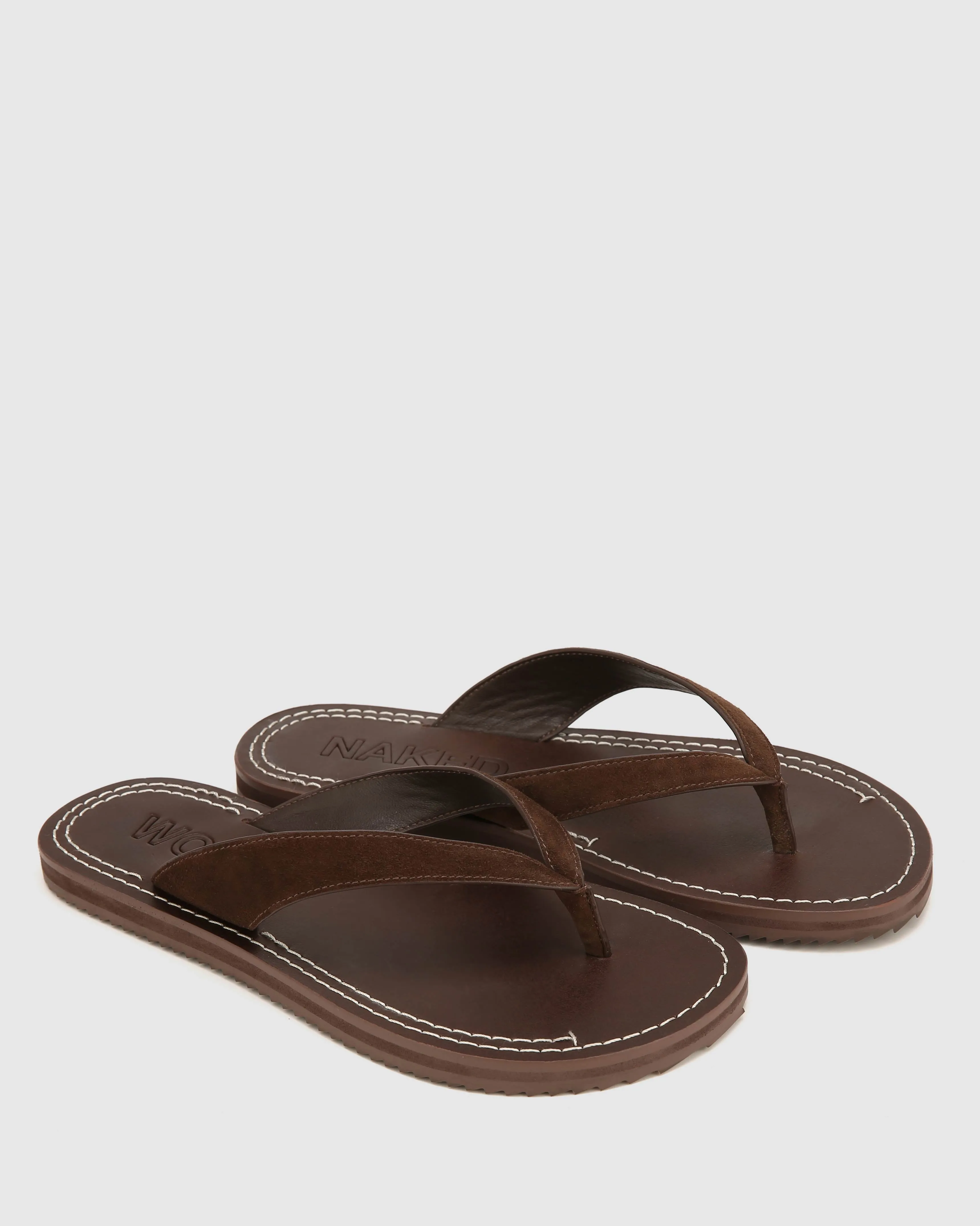 St Barths Brown Suede sold by naked wolfe product image thumbnail 3