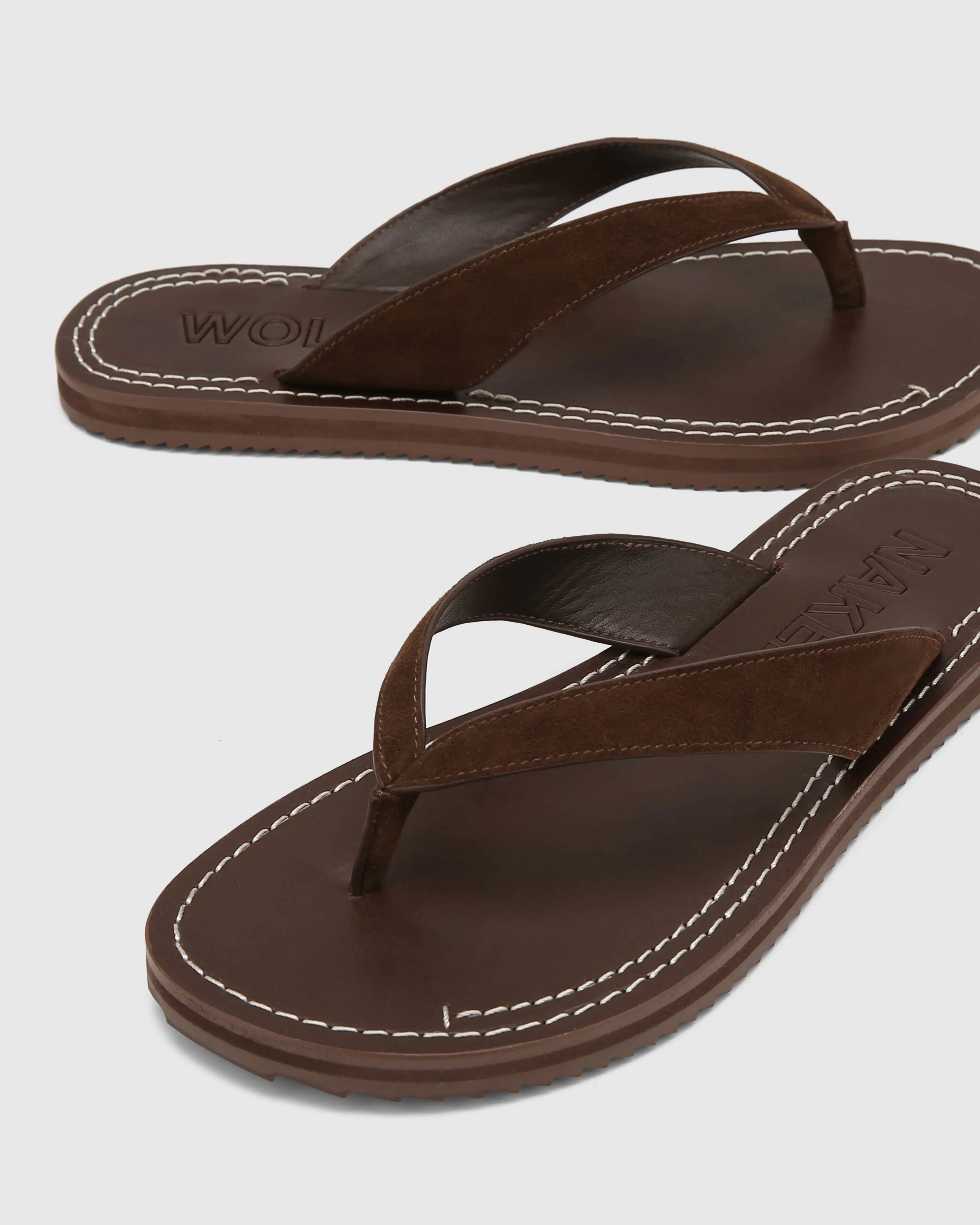 St Barths Brown Suede sold by naked wolfe product image thumbnail 5