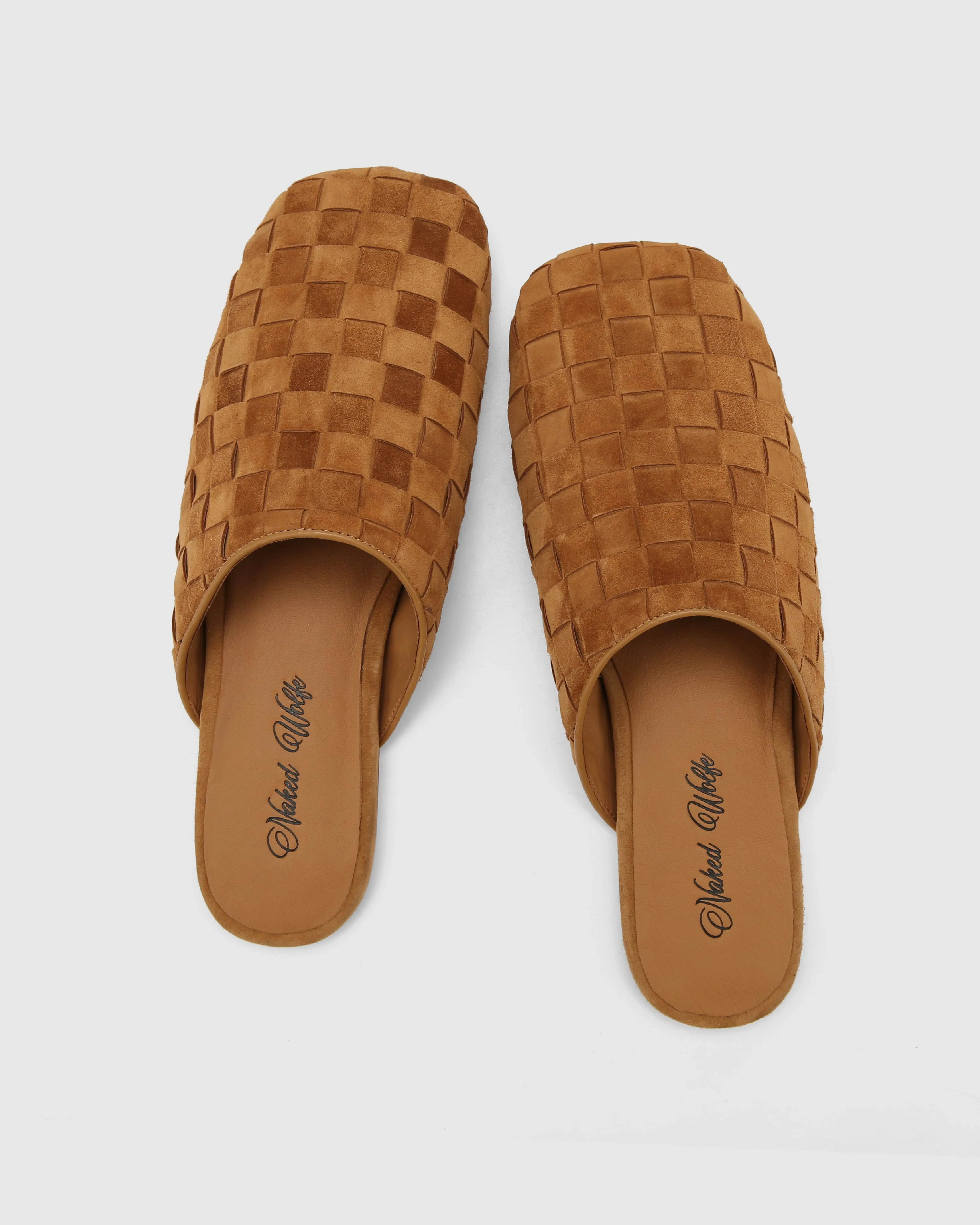 The Reaper Mule Tan Woven Suede sold by naked wolfe product image thumbnail 4
