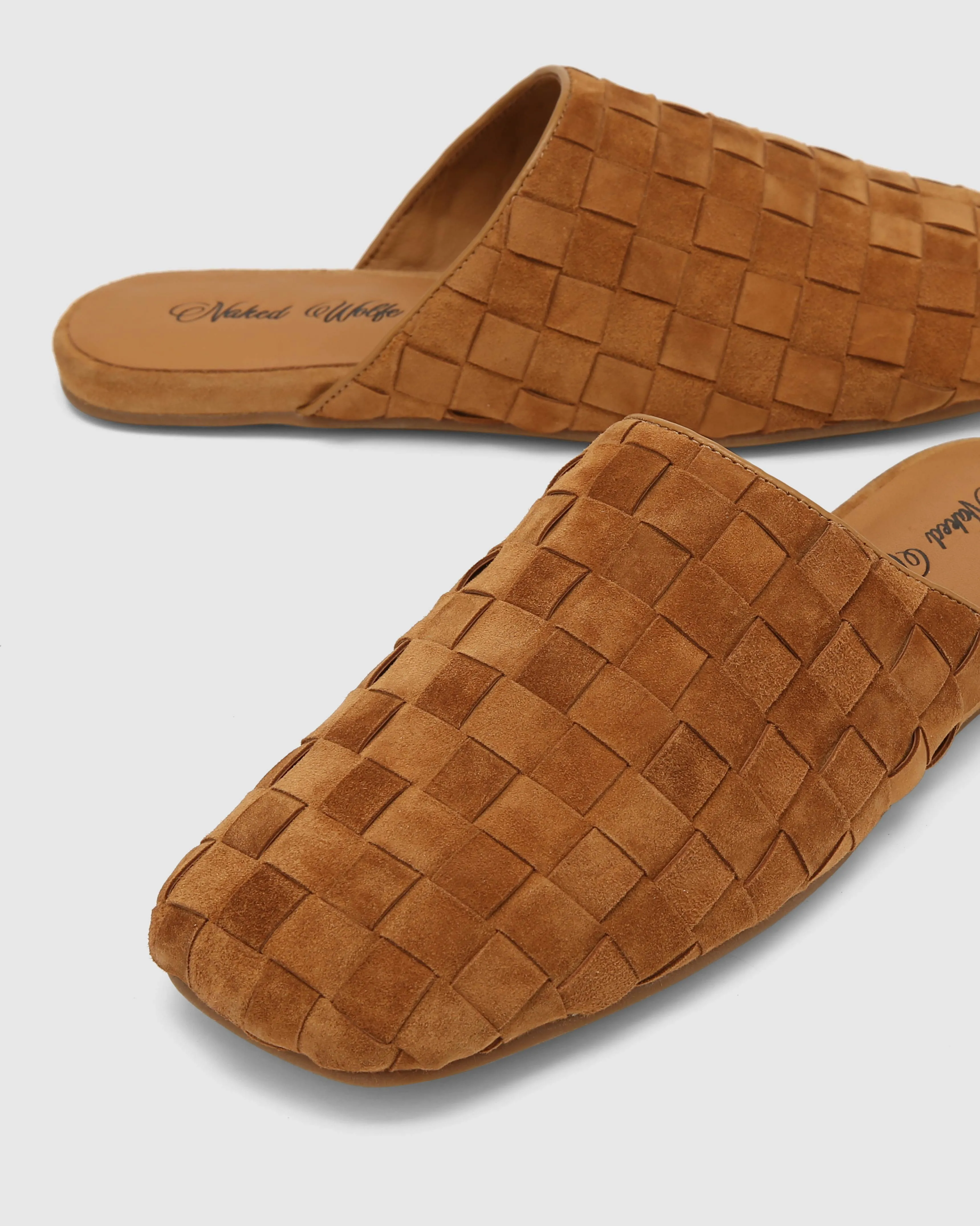 The Reaper Mule Tan Woven Suede sold by naked wolfe product image thumbnail 3
