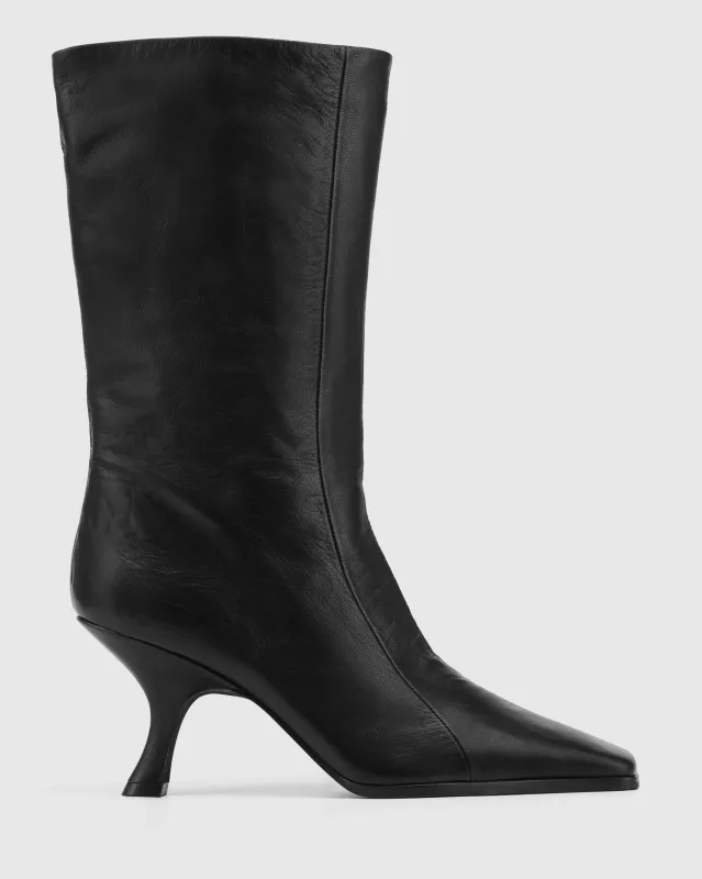 Apple Black Leather made by naked wolfe