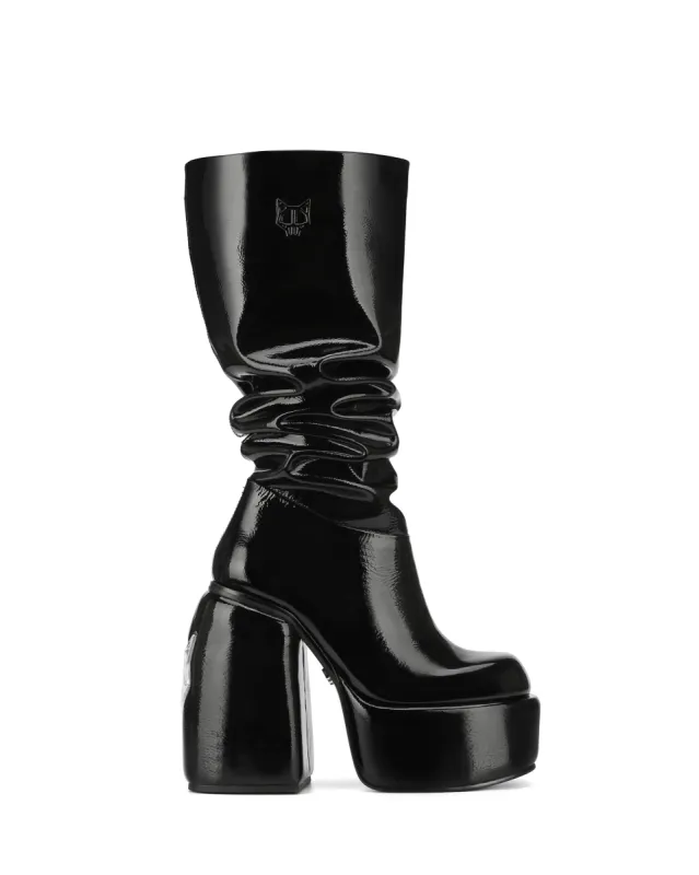 Naked Wolfe★Space ブーツ Spice Black Stretch