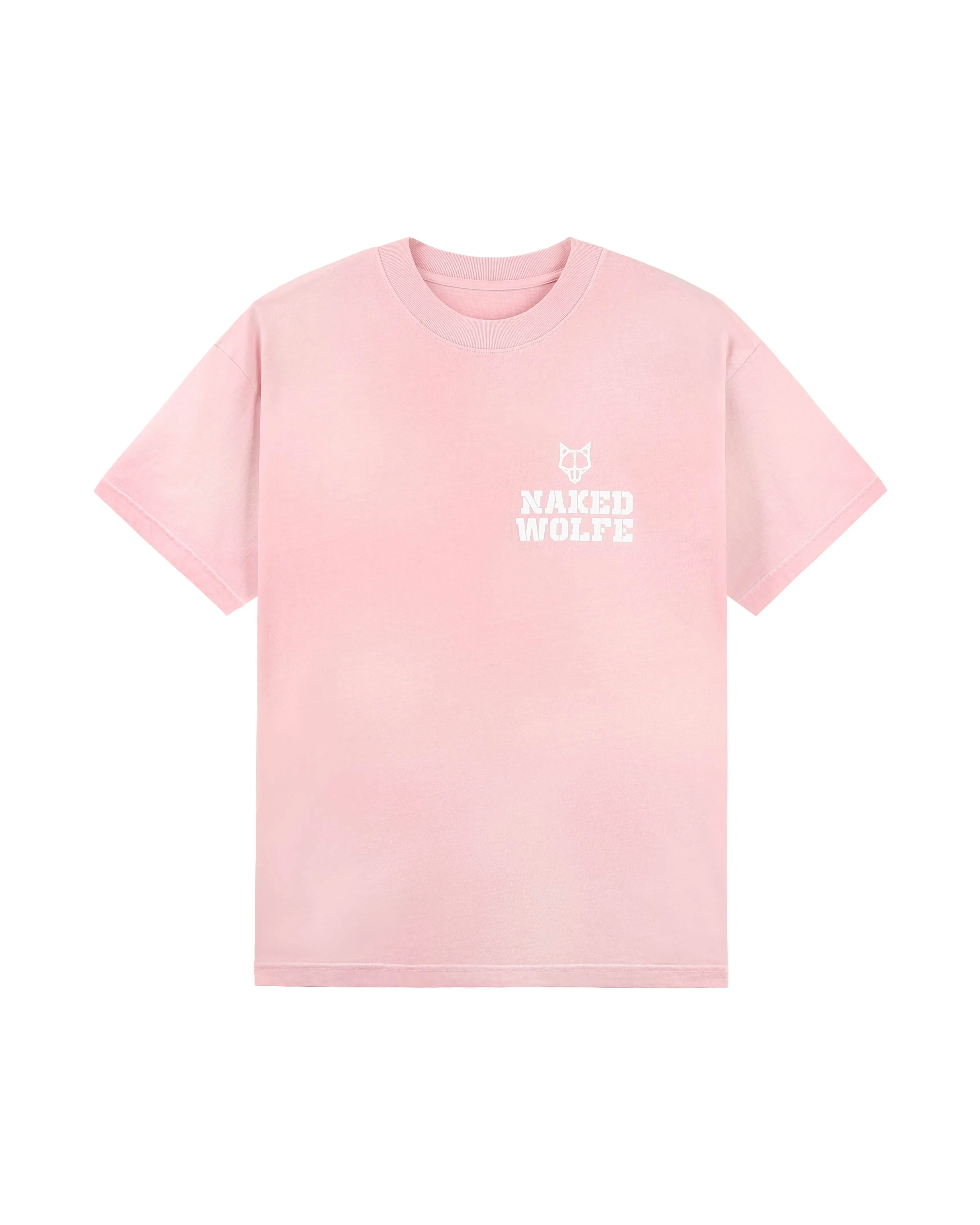 Vintage Painting T-Shirt Pink sold by naked wolfe