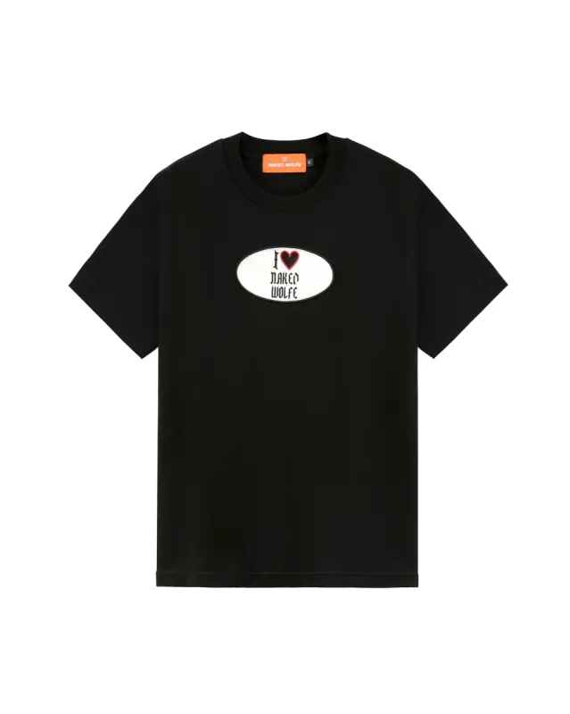I Love Naked Wolfe T-Shirt Black sold by naked wolfe