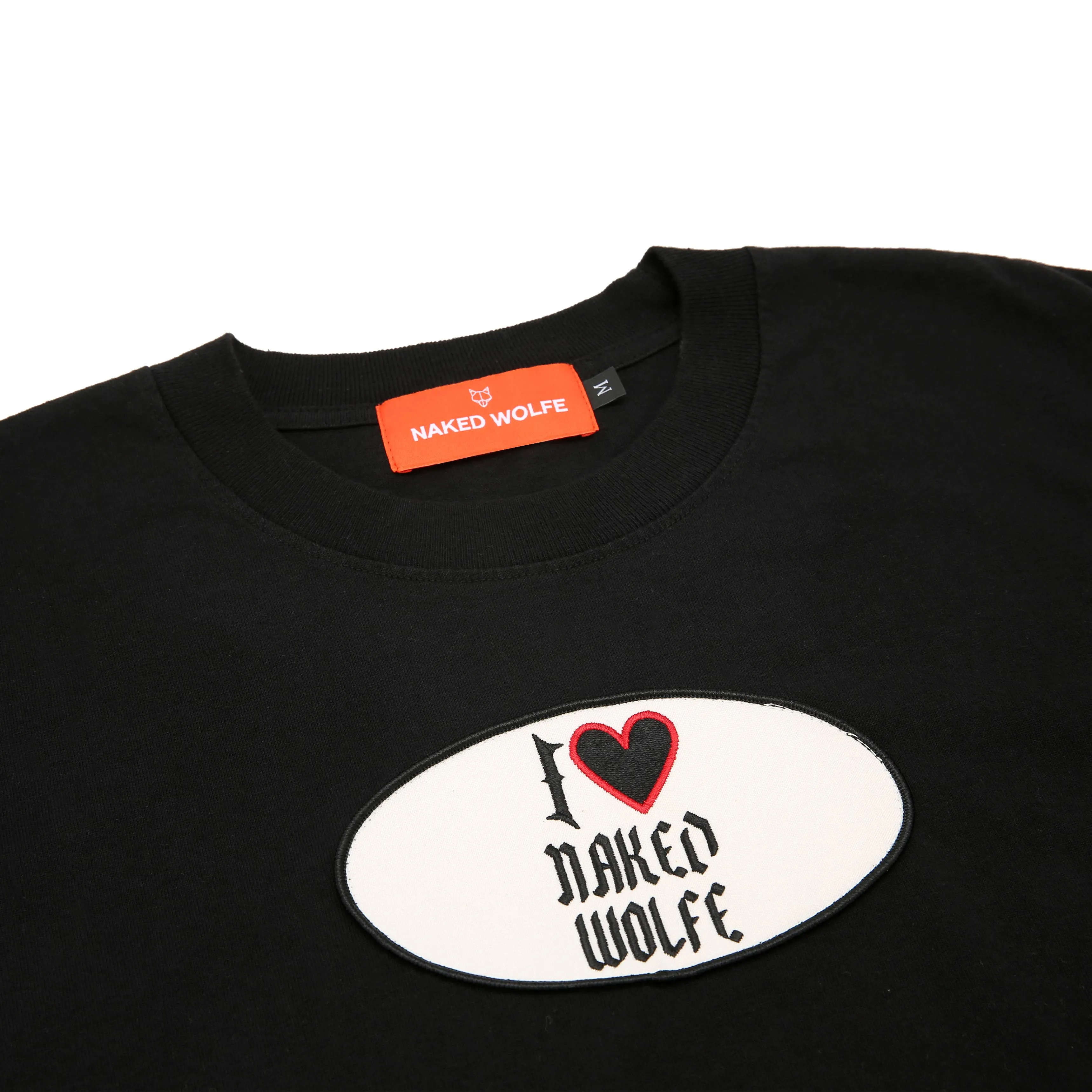 I Love Naked Wolfe T-Shirt Black sold by naked wolfe product image thumbnail 3